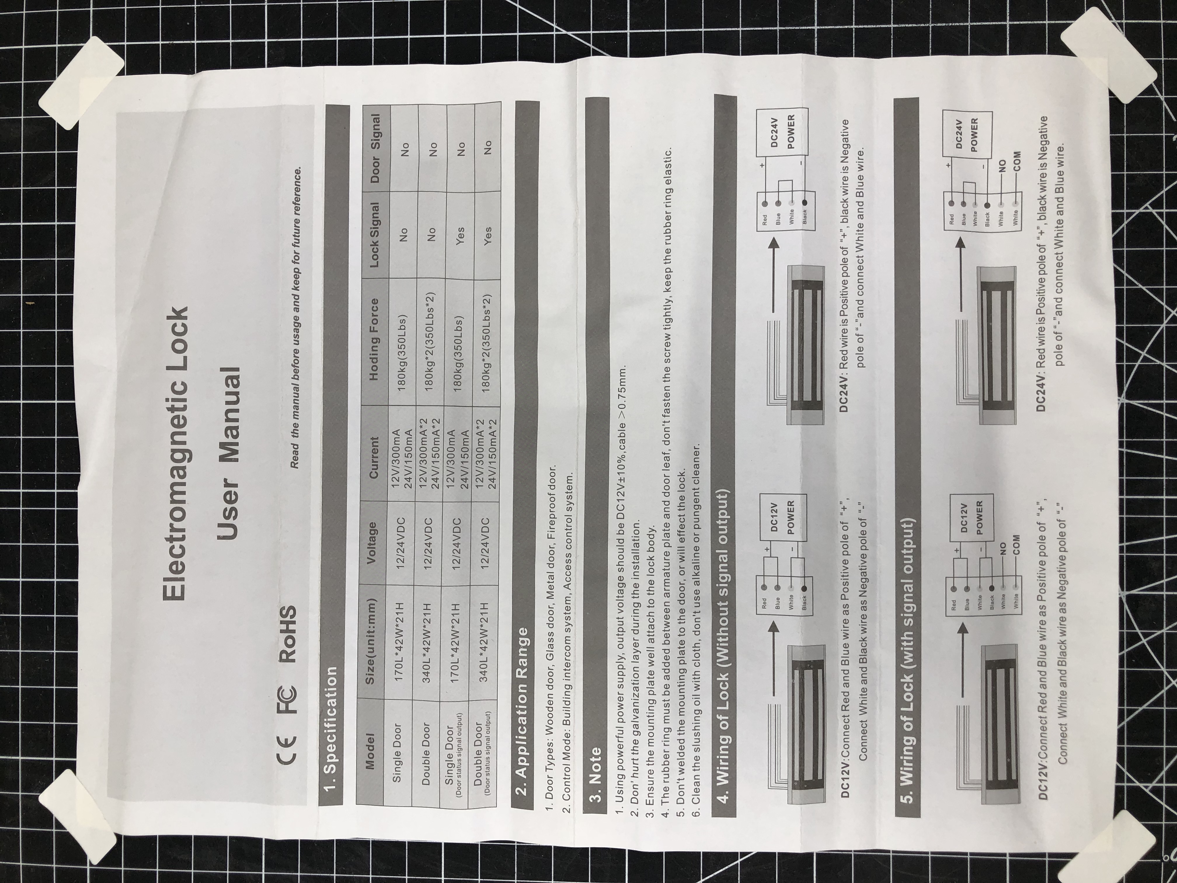 VI-180B Double Door Magnetic Lock 180KG/350Lbs - New in Box - Thumbnail 19