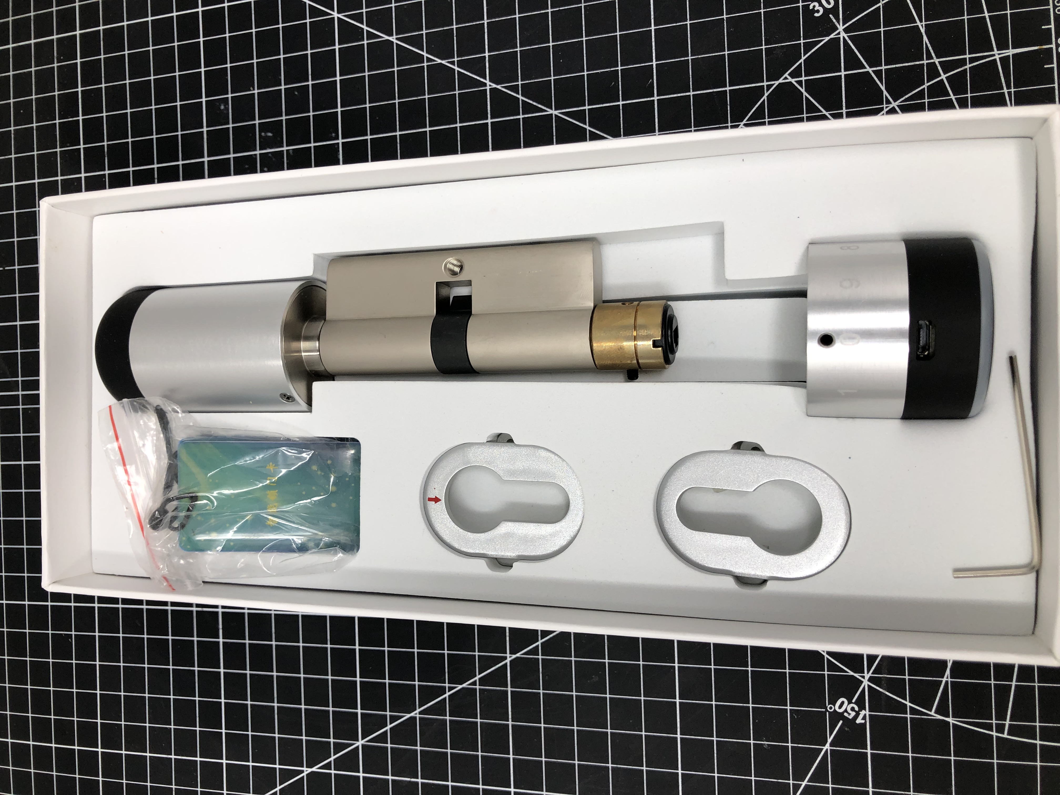Smart Bluetooth Door Lock Cylinder - New, AES Encryption Keyless Entry — image 2