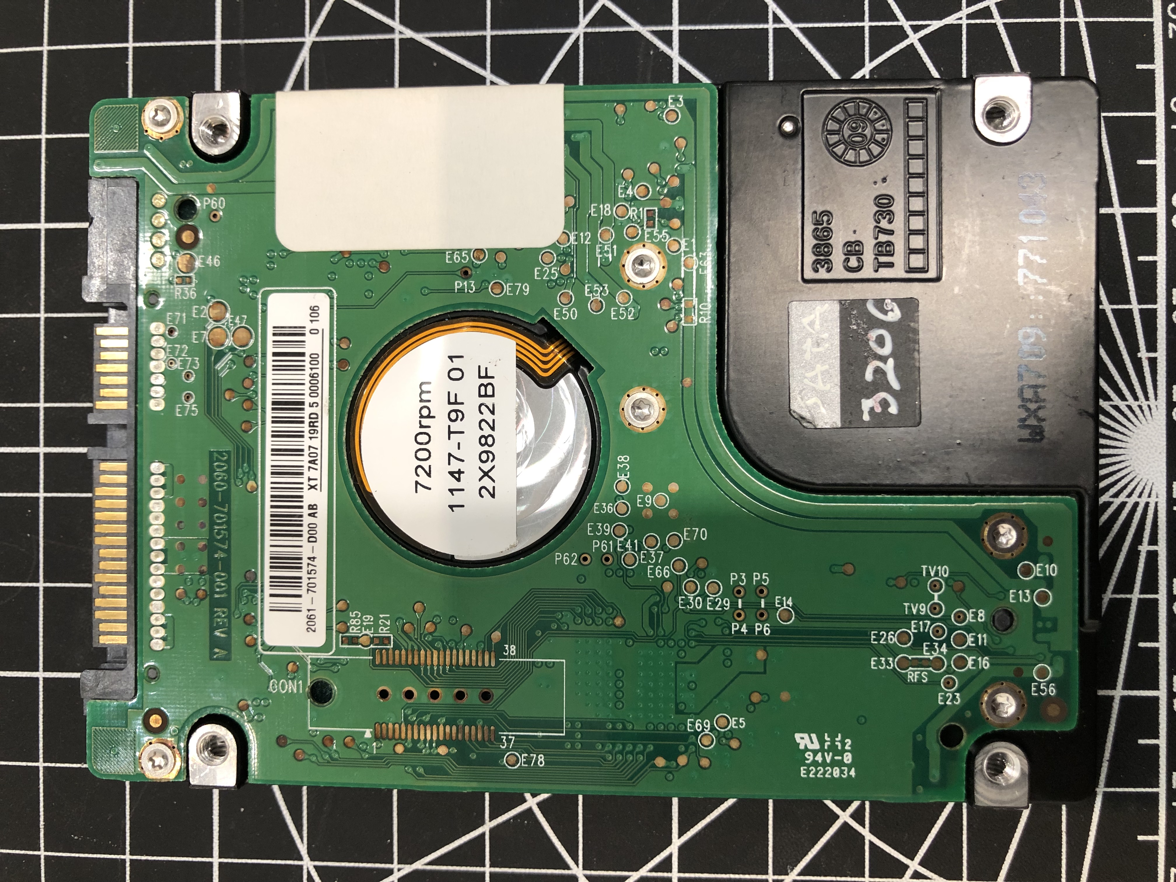 WD 320GB WD3200BEKT 2.5" SATA HDD Pre-Owned β image 3