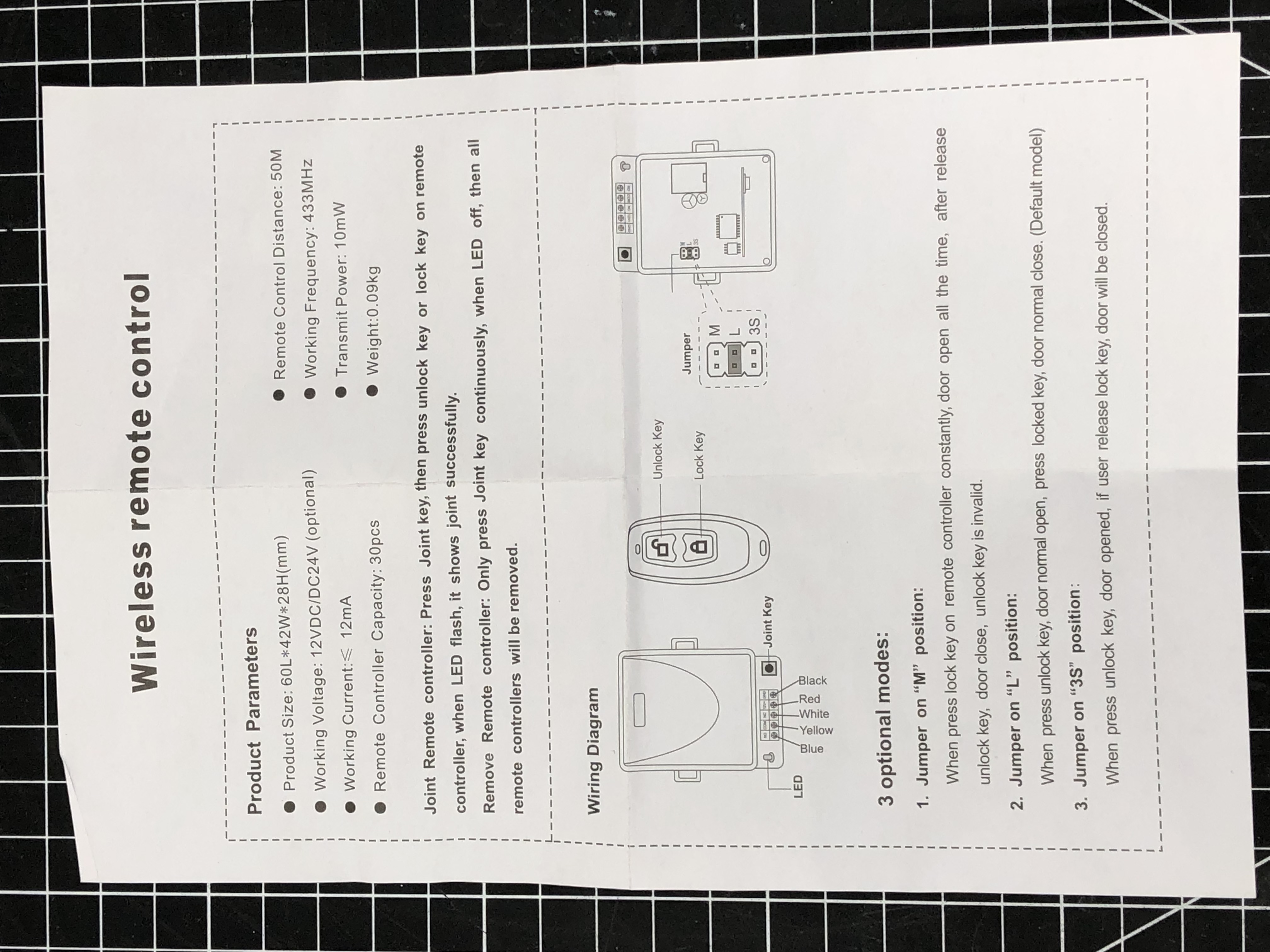 VI-950 Wireless Remote Control Entry System - New in Box — image 12