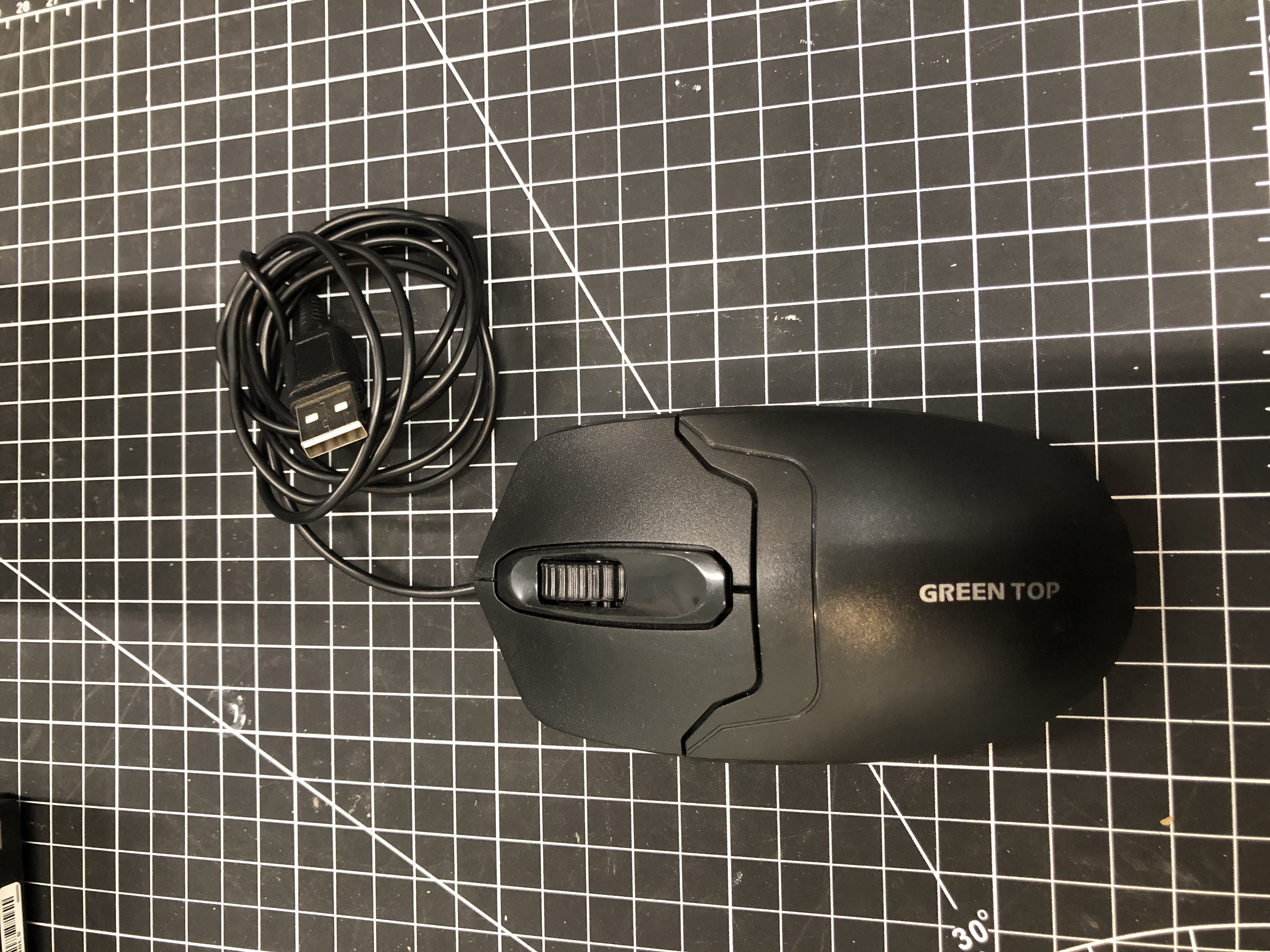 Greentop Wired 3D Optical Mouse USB Black Pre-Owned — image 3