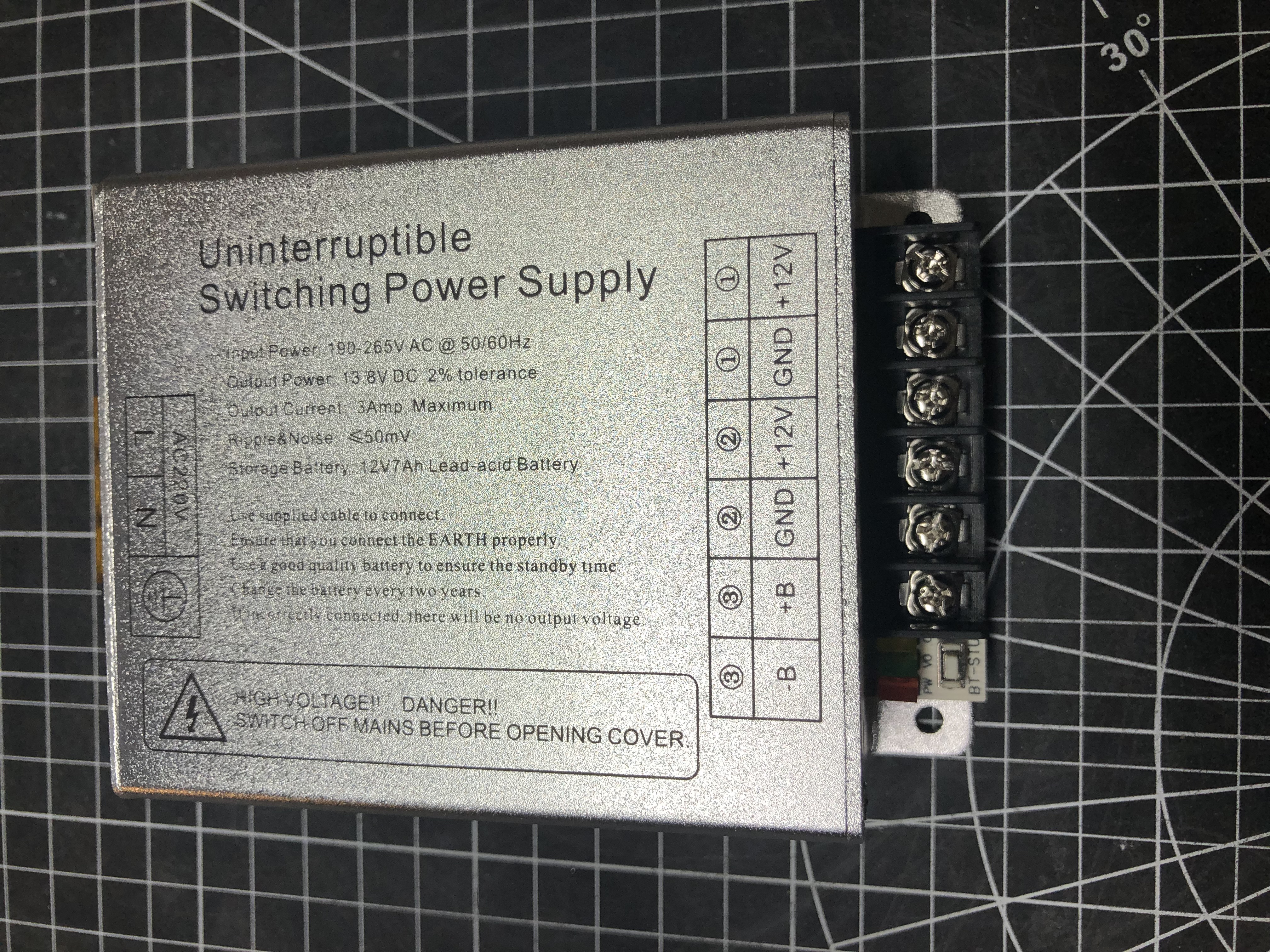 Uninterruptible Switching Power Supply 12V 3A - New, Reliable Output - Thumbnail 2