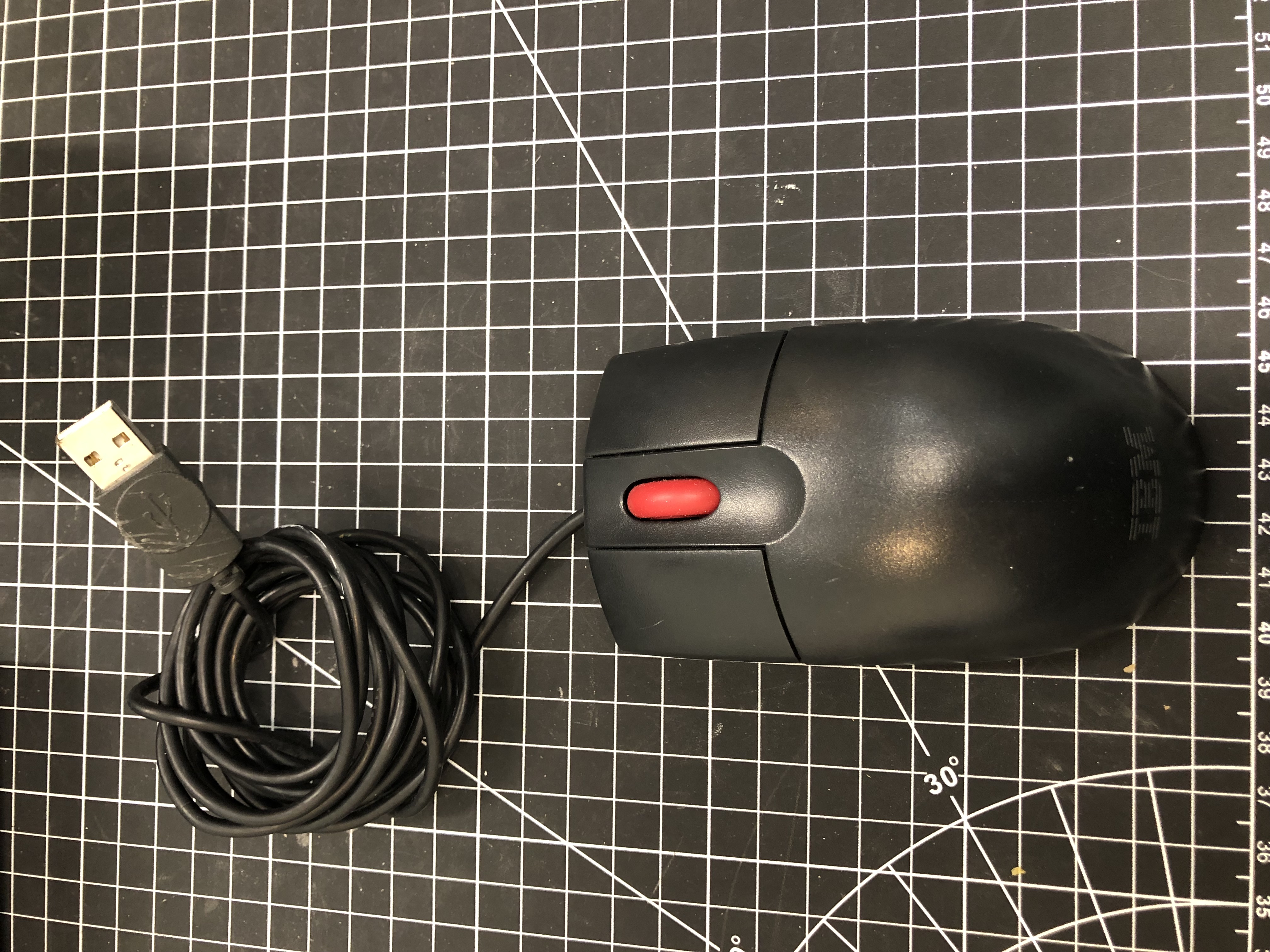 IBM M02B0UL Wired USB Optical Mouse Pre-Owned - Thumbnail 2