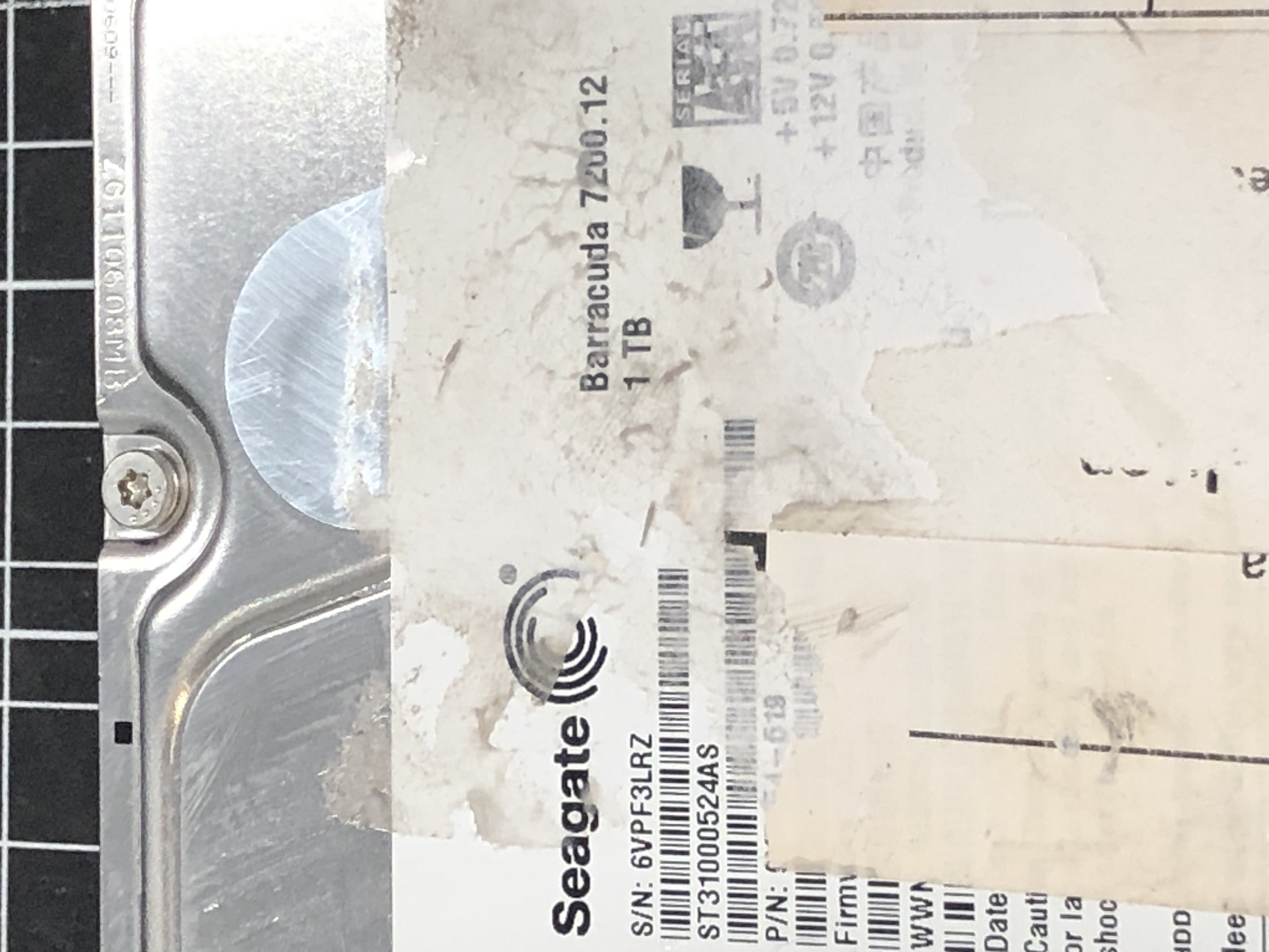 Seagate Barracuda 7200.12 1TB SATA Hard Drive Pre-Owned