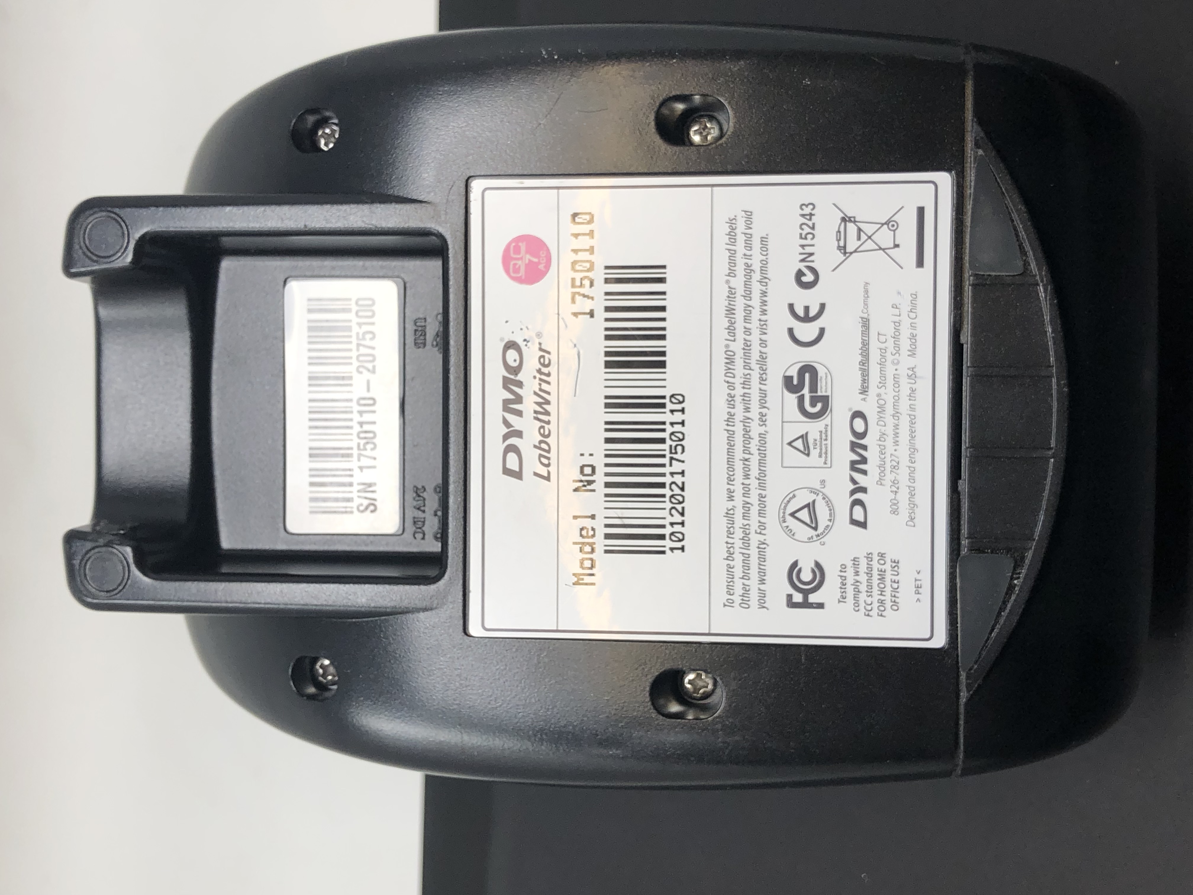 DYMO LabelWriter 450 Label Printer Model 1750110 Pre-Owned