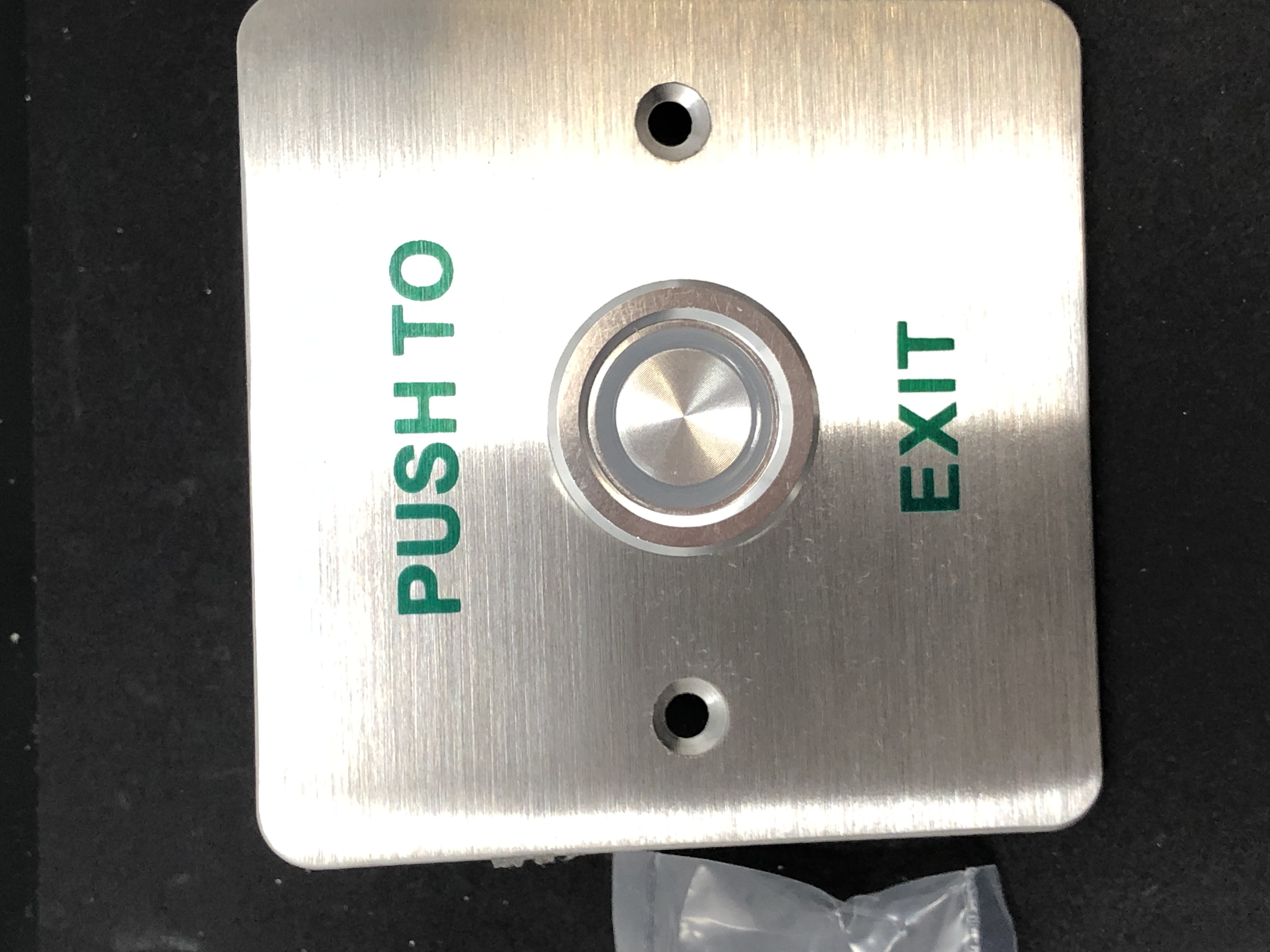 Stainless Steel Push to Exit Button Switch - New, Durable Design — image 3