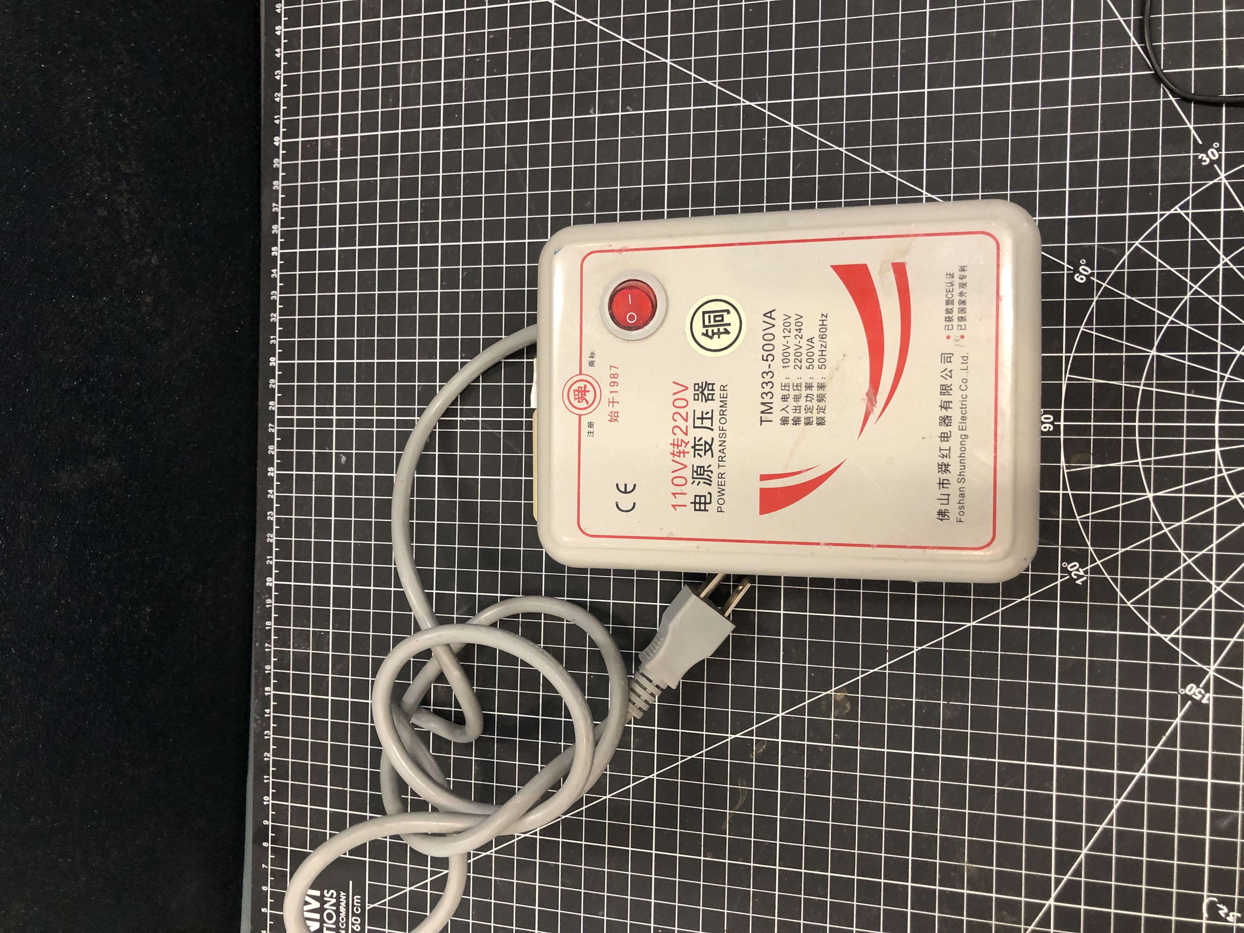 Foshan TM333-500VA Power Transformer 110V to 220V Pre-Owned - Thumbnail 2