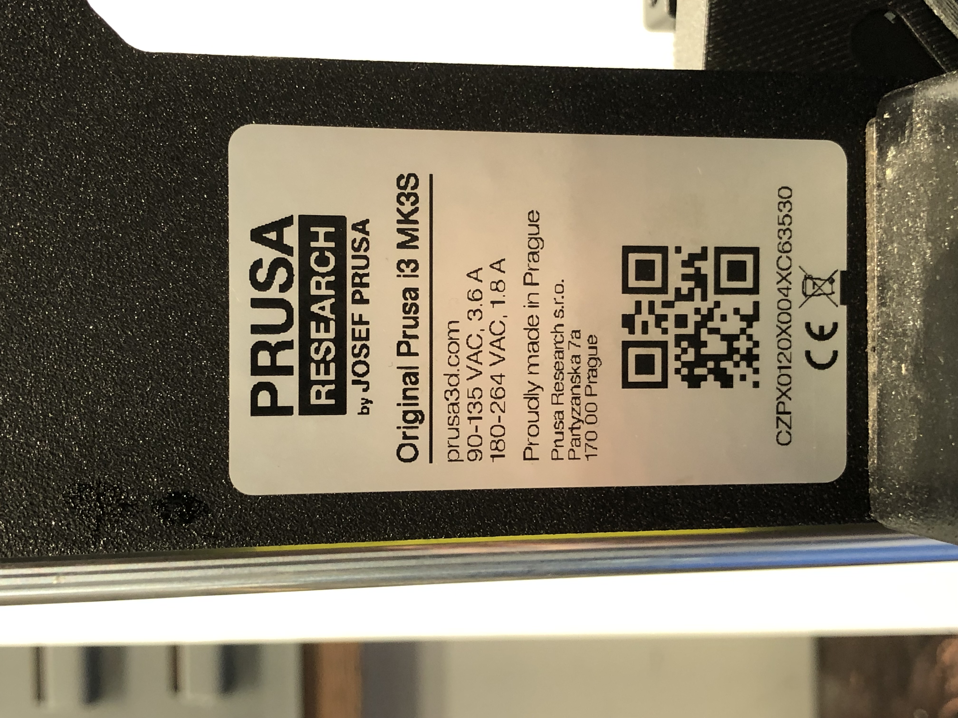 Prusa i3 MK3S 3D Printer Pre-Owned - Thumbnail 4