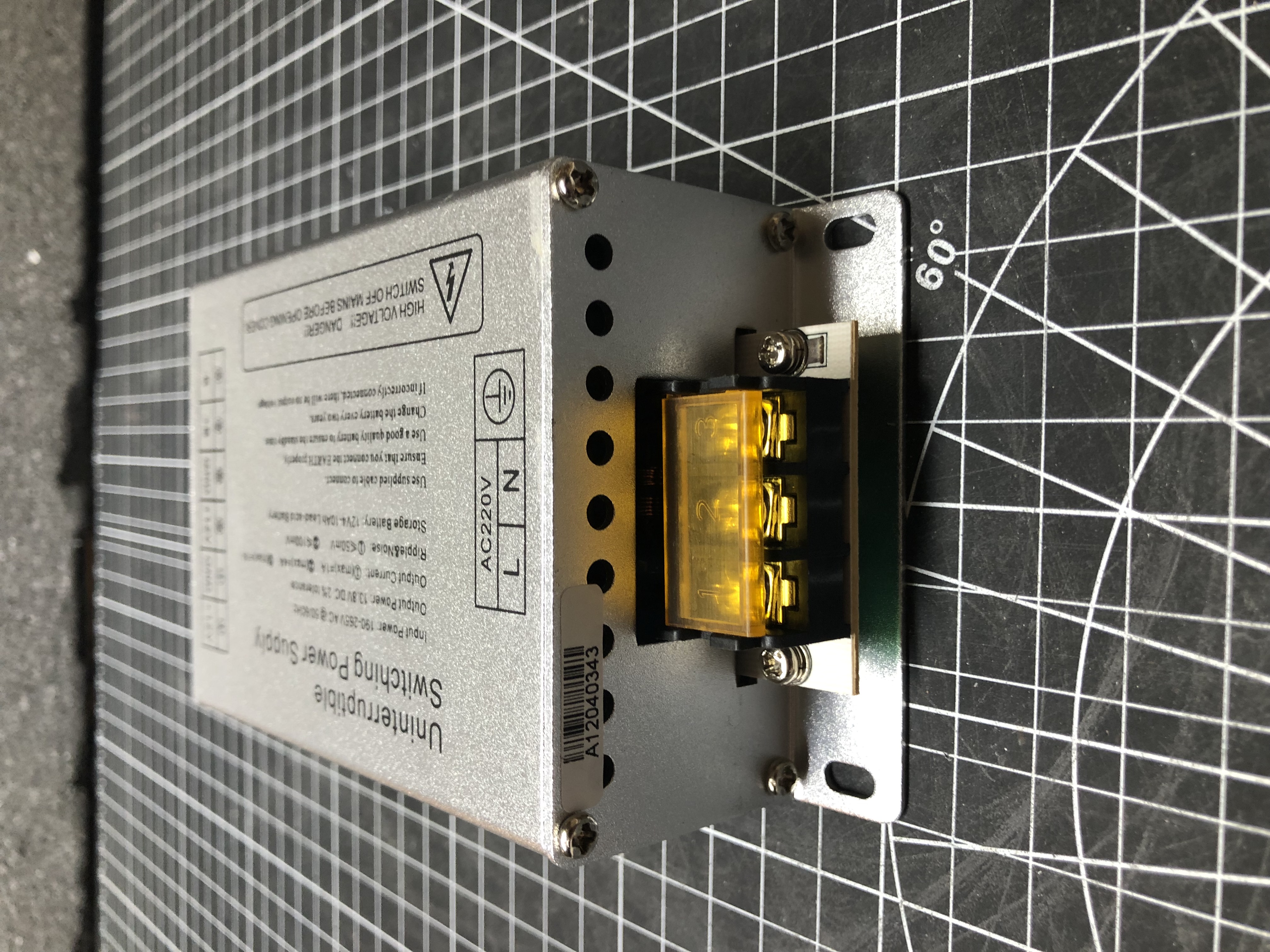 12V 5A Uninterruptible Power Supply - New, Compact Global Use
