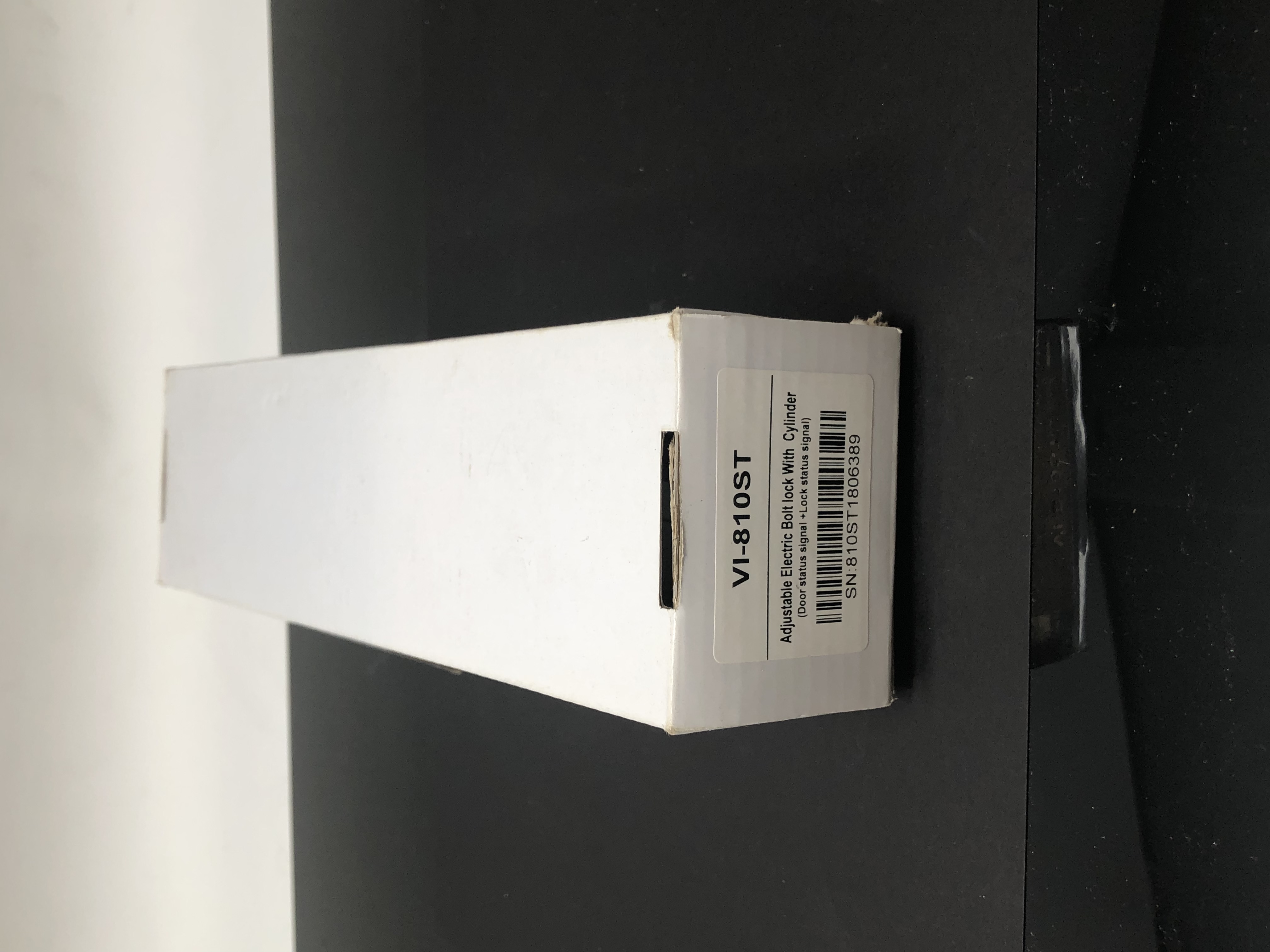 VI-810ST Electric Bolt Lock with Cylinder - New, Adjustable Security System - Thumbnail 2