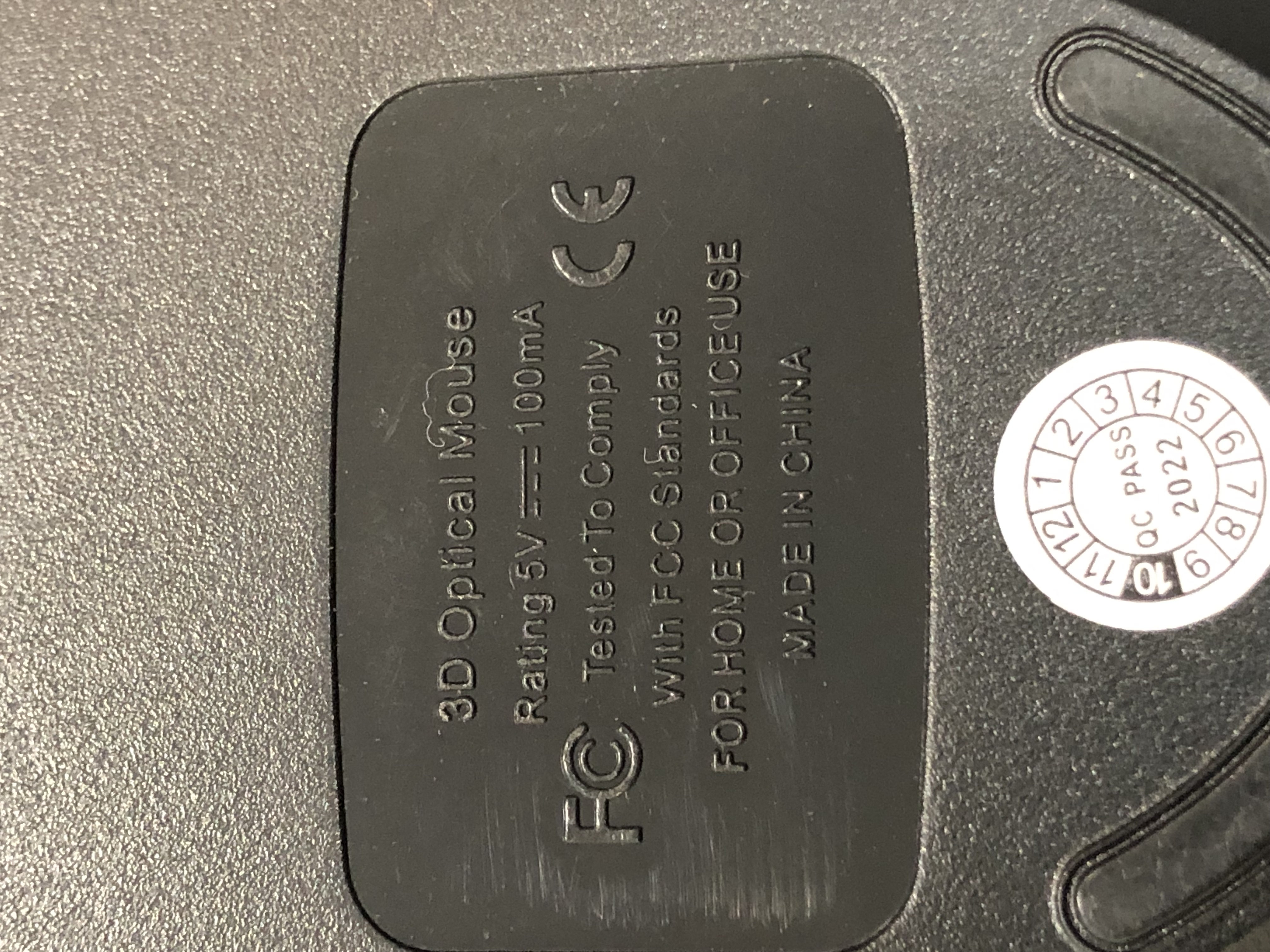 Greentop Wired 3D Optical Mouse USB Black Pre-Owned