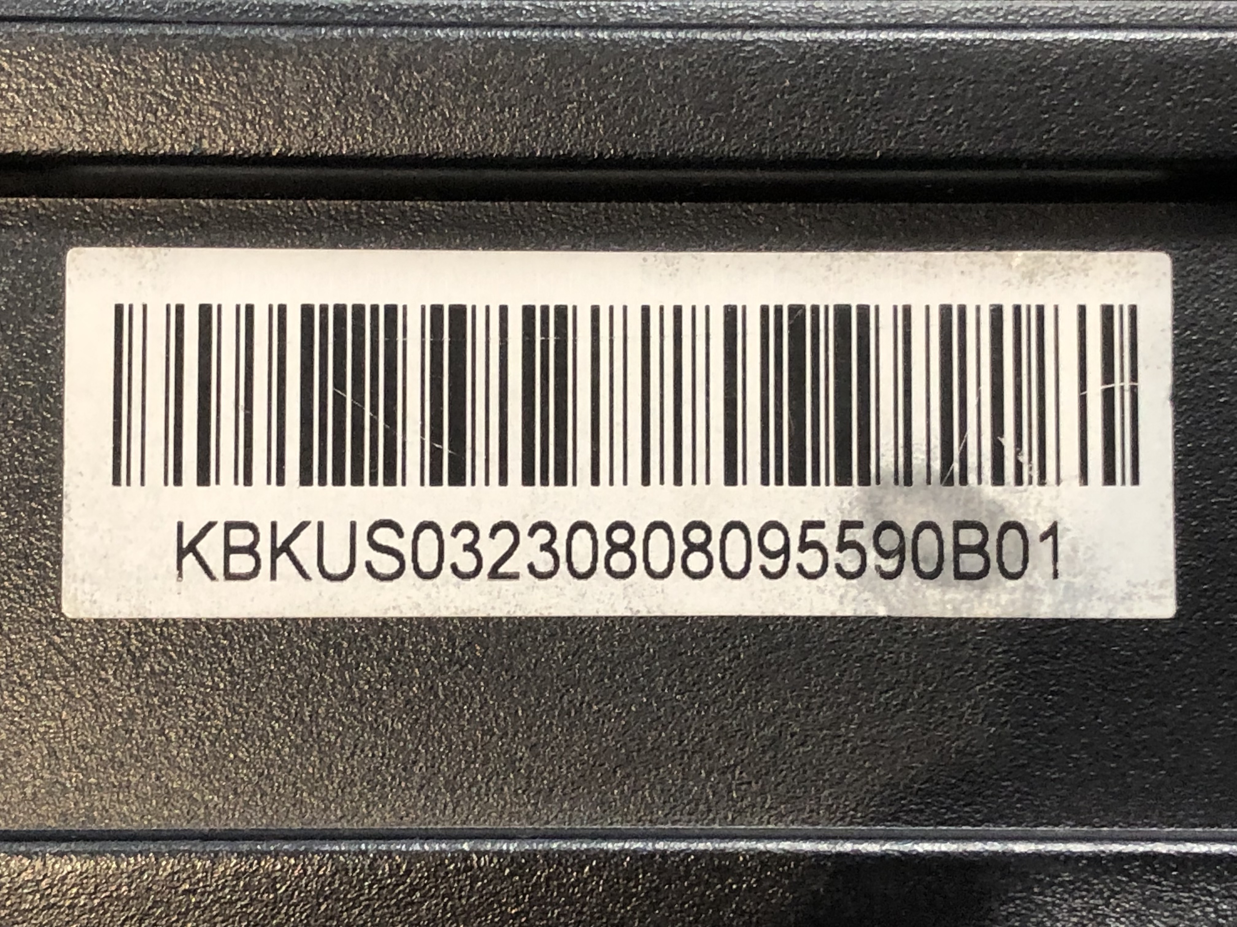 Acer KU-0355 Wired USB Keyboard Black/Silver Pre-Owned — image 2