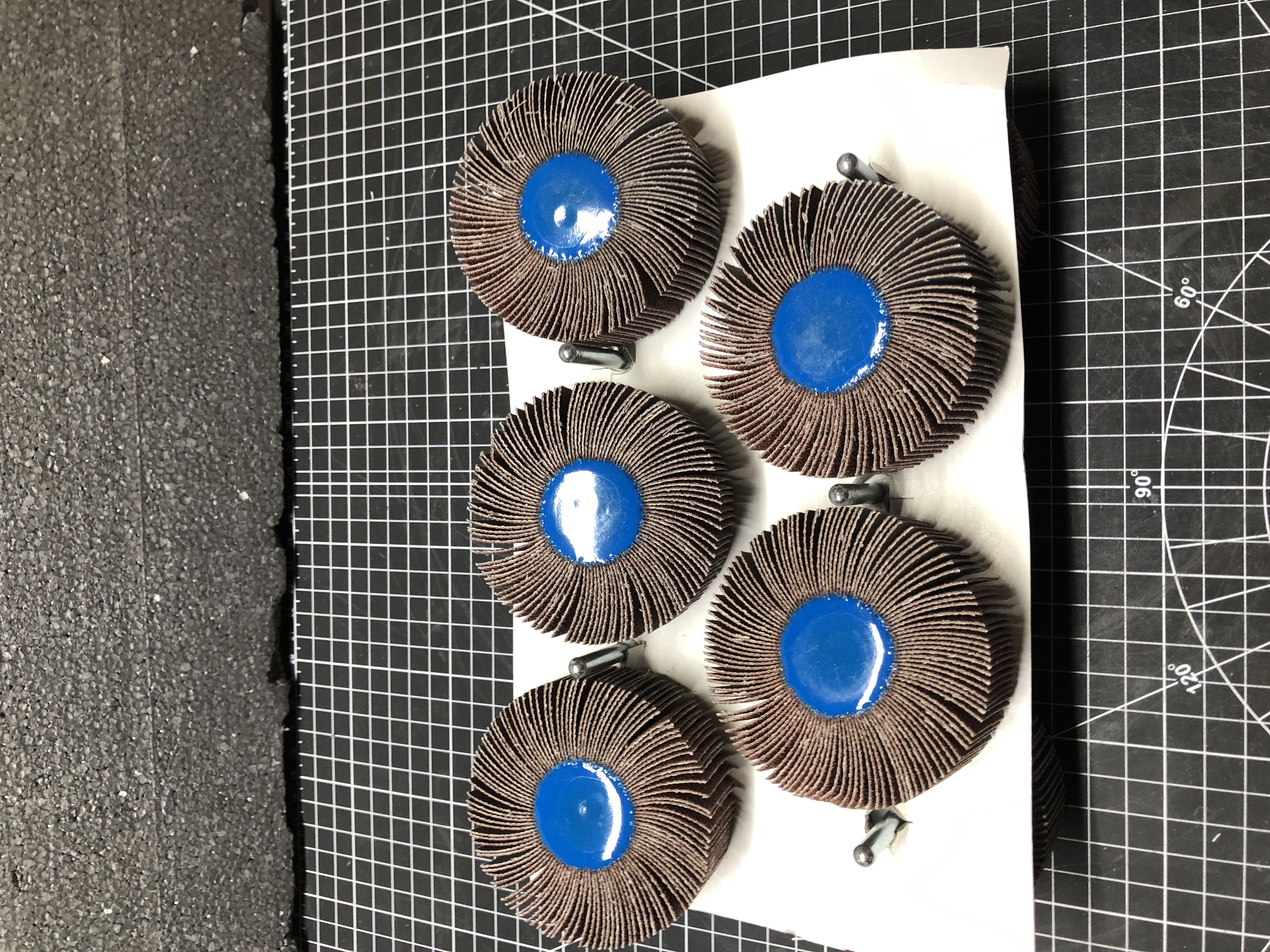 10 Pcs MTD Flap Wheel Grinders 60 Grit - New, Industrial Grade — image 3