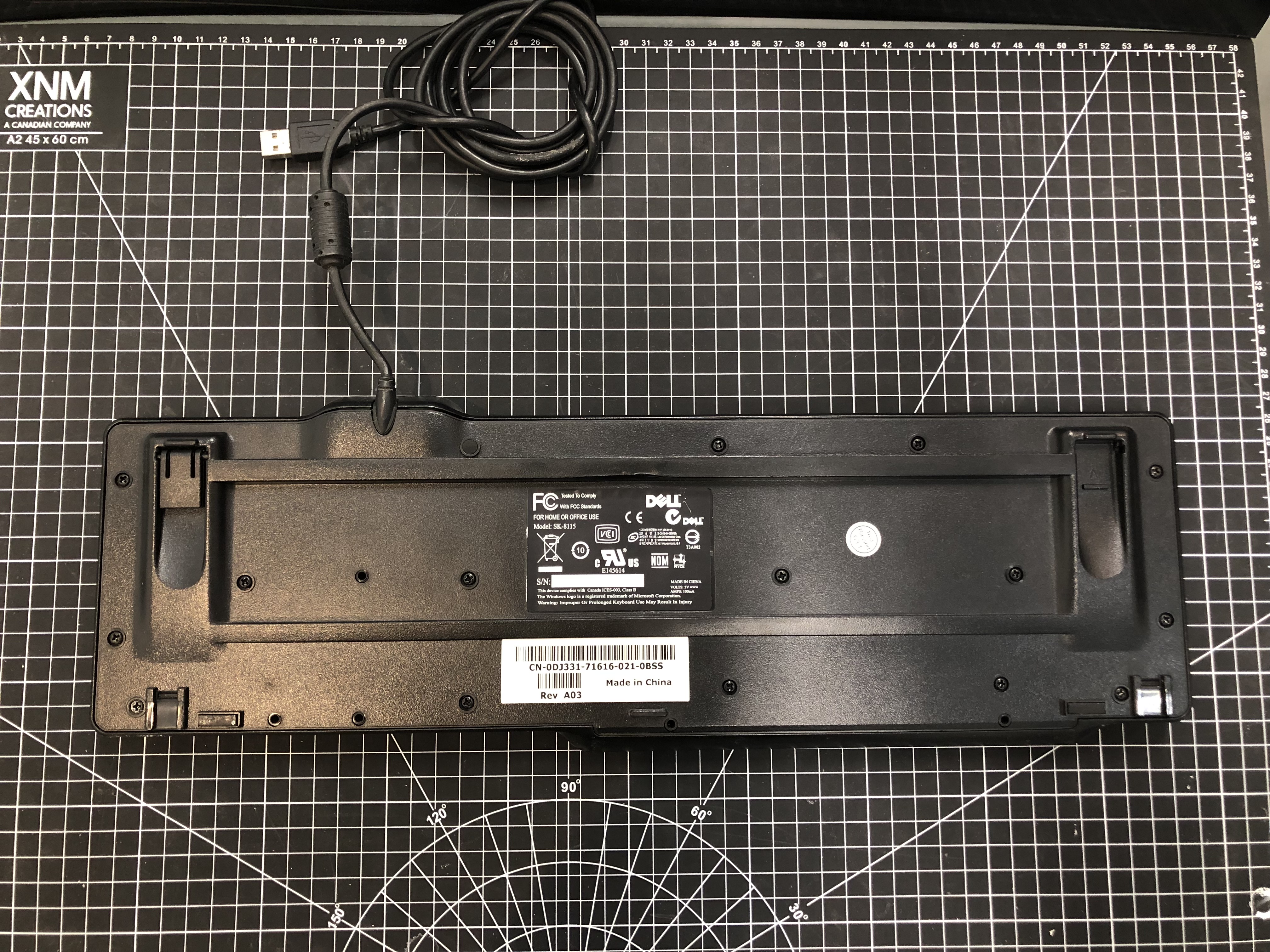 Dell SK-8115 Wired USB Keyboard Black Pre-Owned - Thumbnail 5