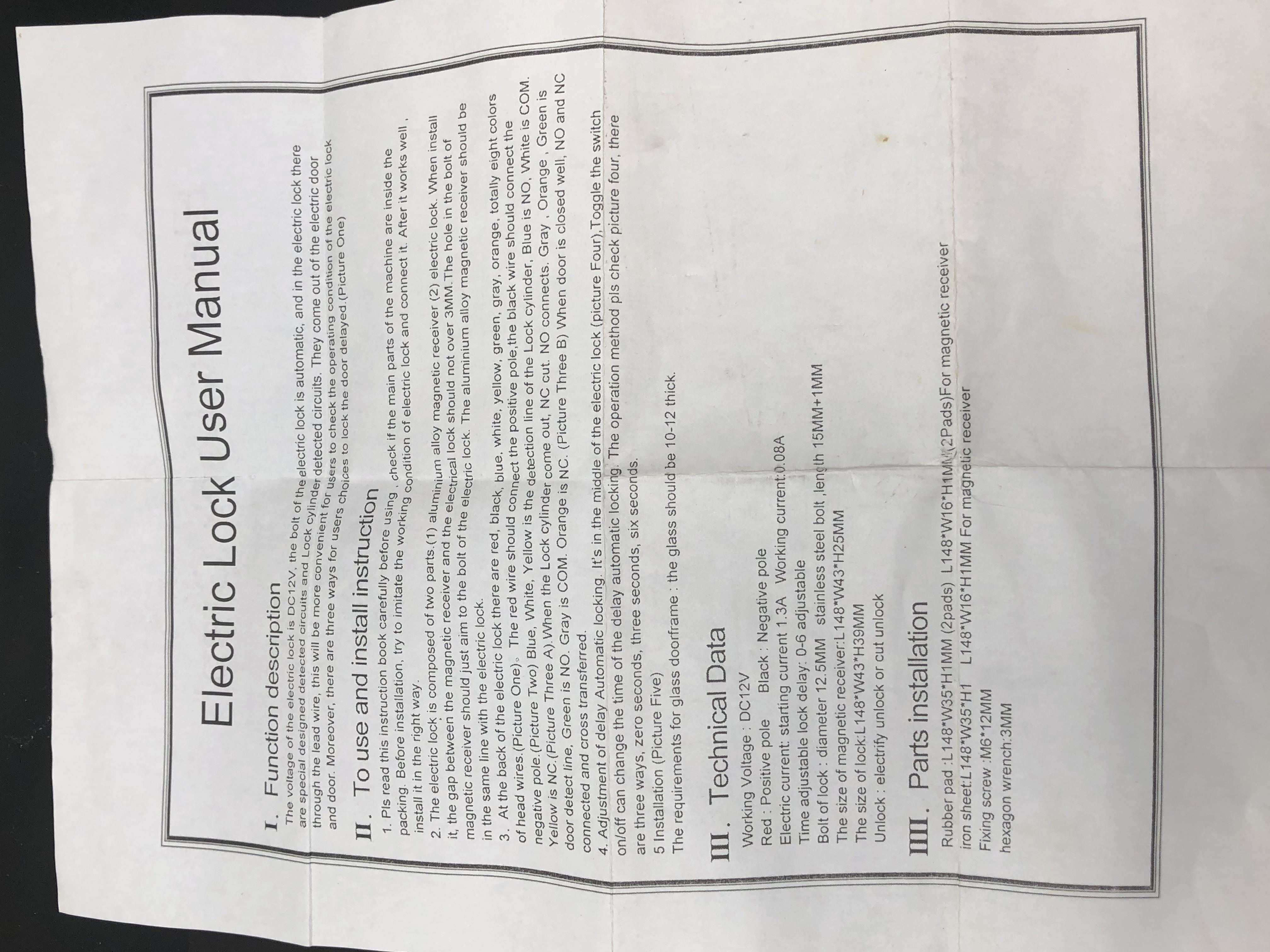 VI-808ST Electric Bolt for Frameless Glass Door - New, Secure Design - Thumbnail 11