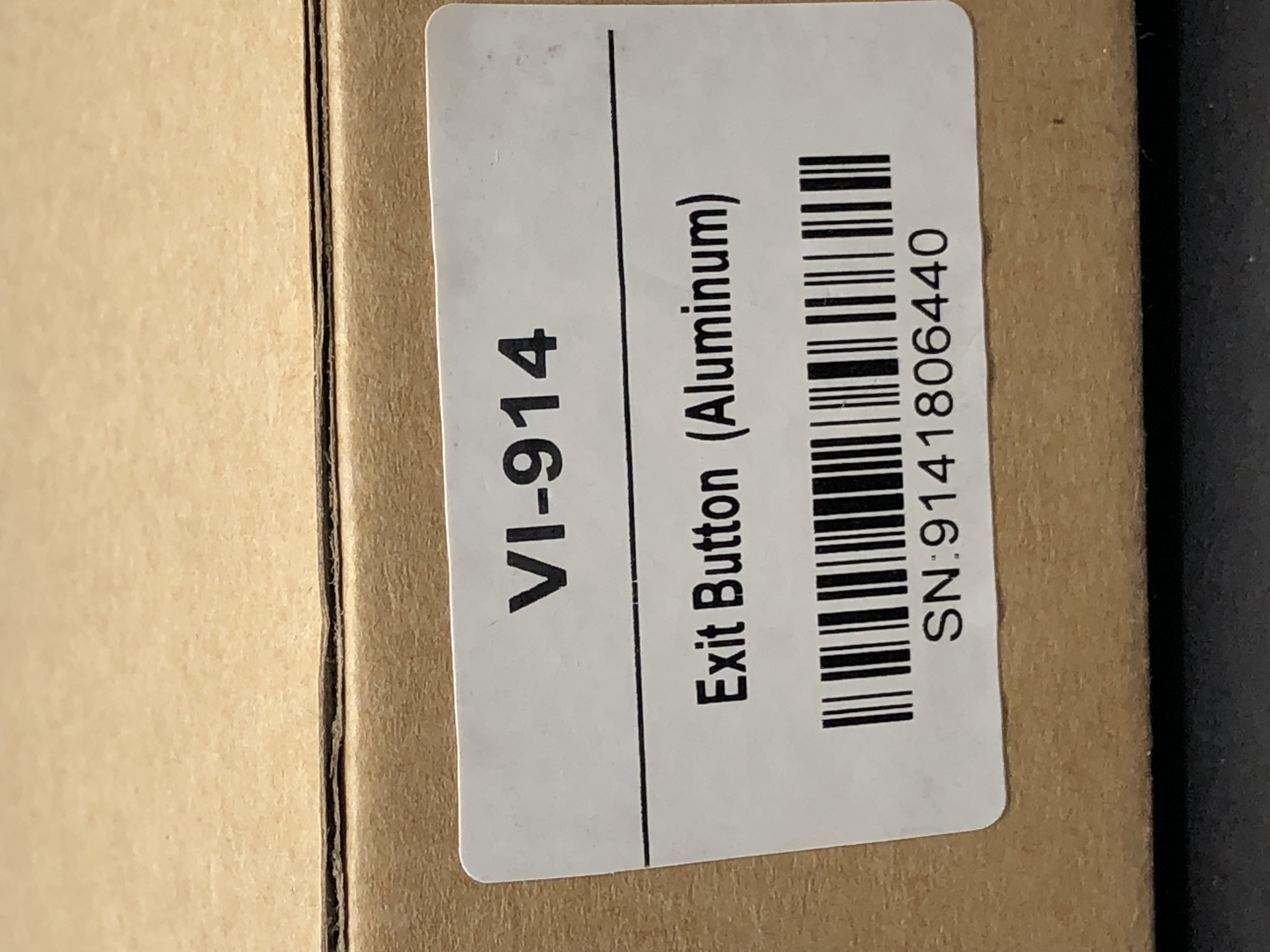 VI-914 Aluminum Exit Button - New, Durable Door Access Control — image 3