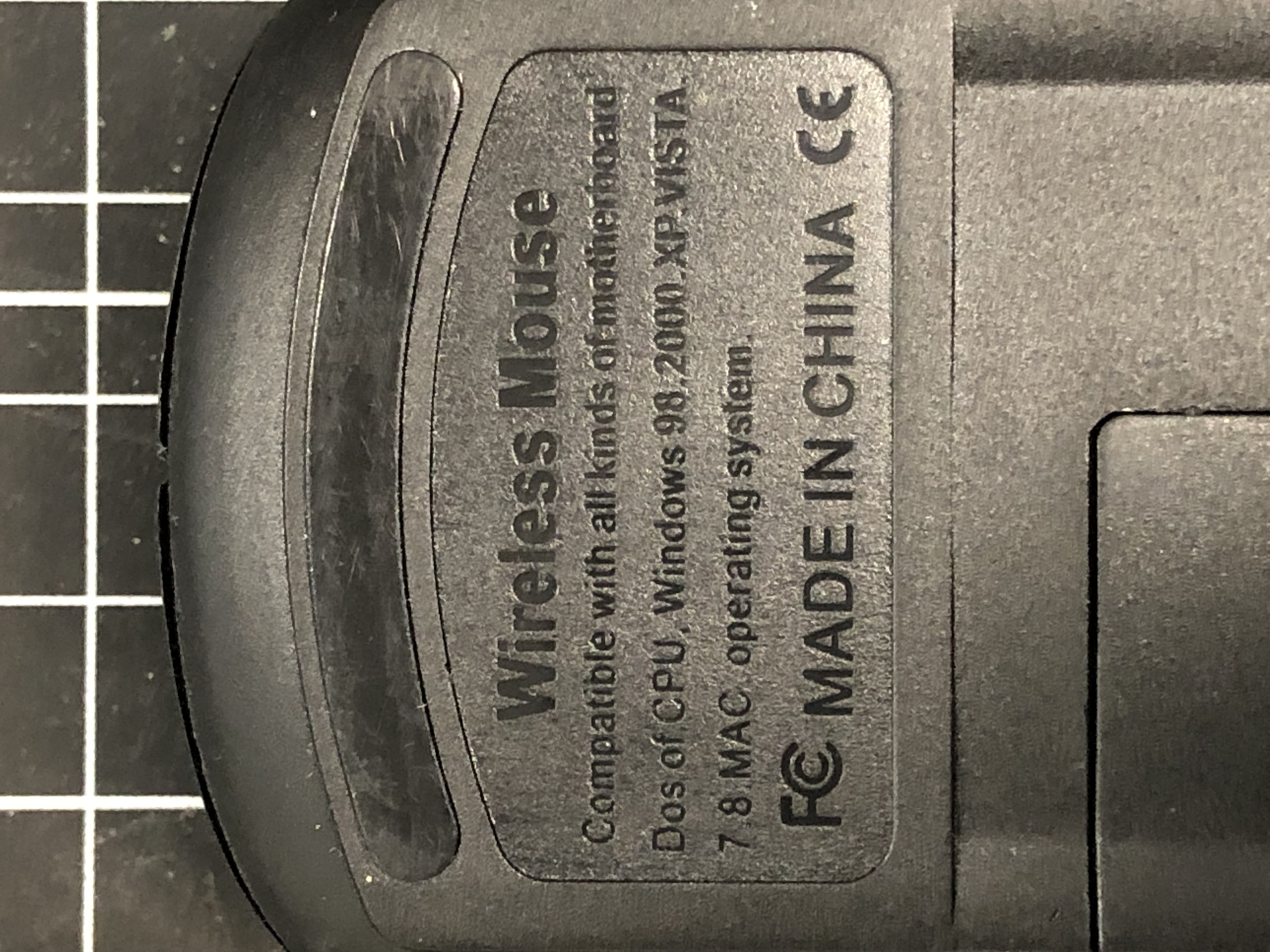 Wireless Optical Mouse Black Pre-Owned