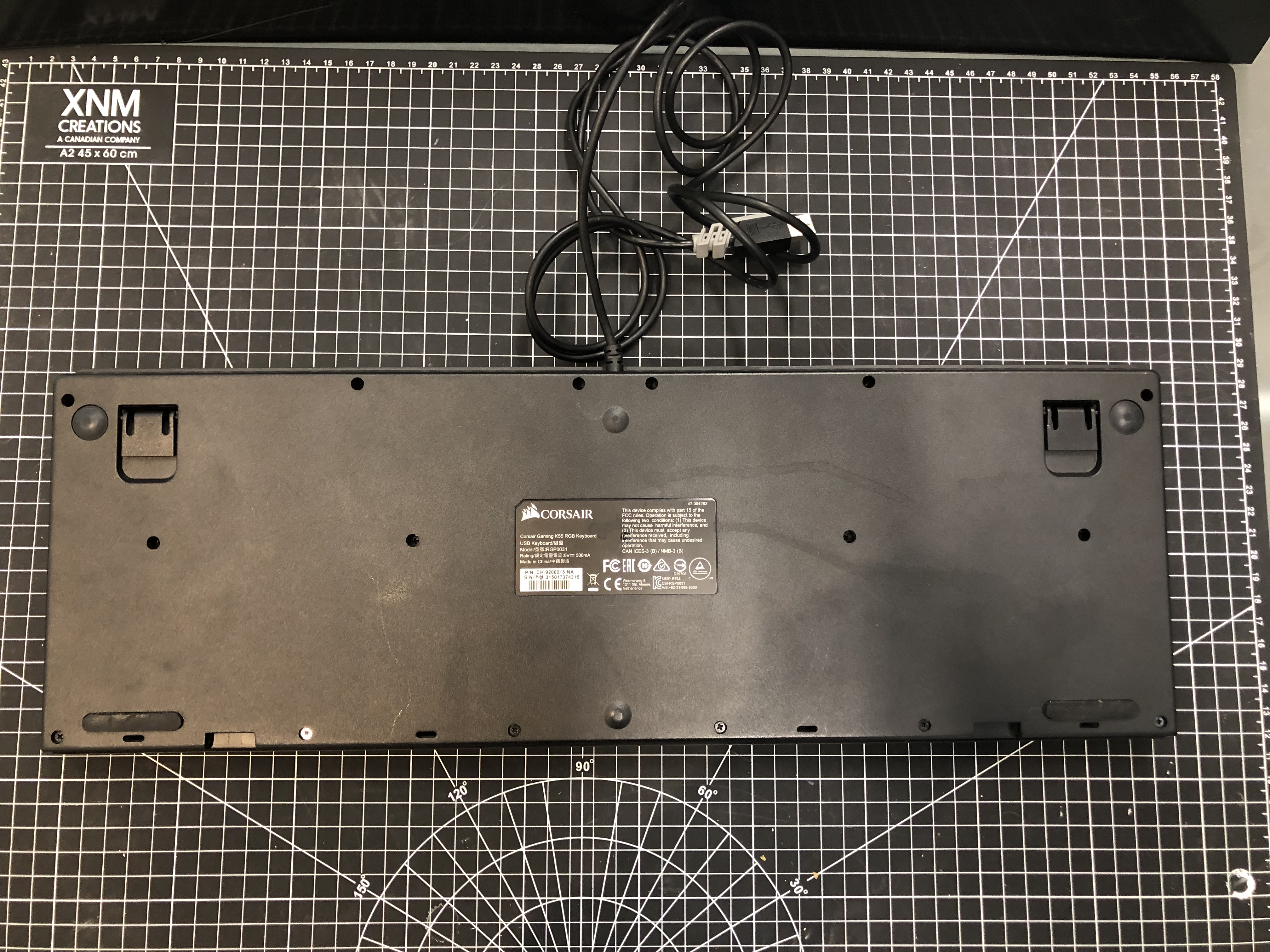 Corsair K55 RGB Gaming Keyboard USB Wired Pre-Owned - Thumbnail 4