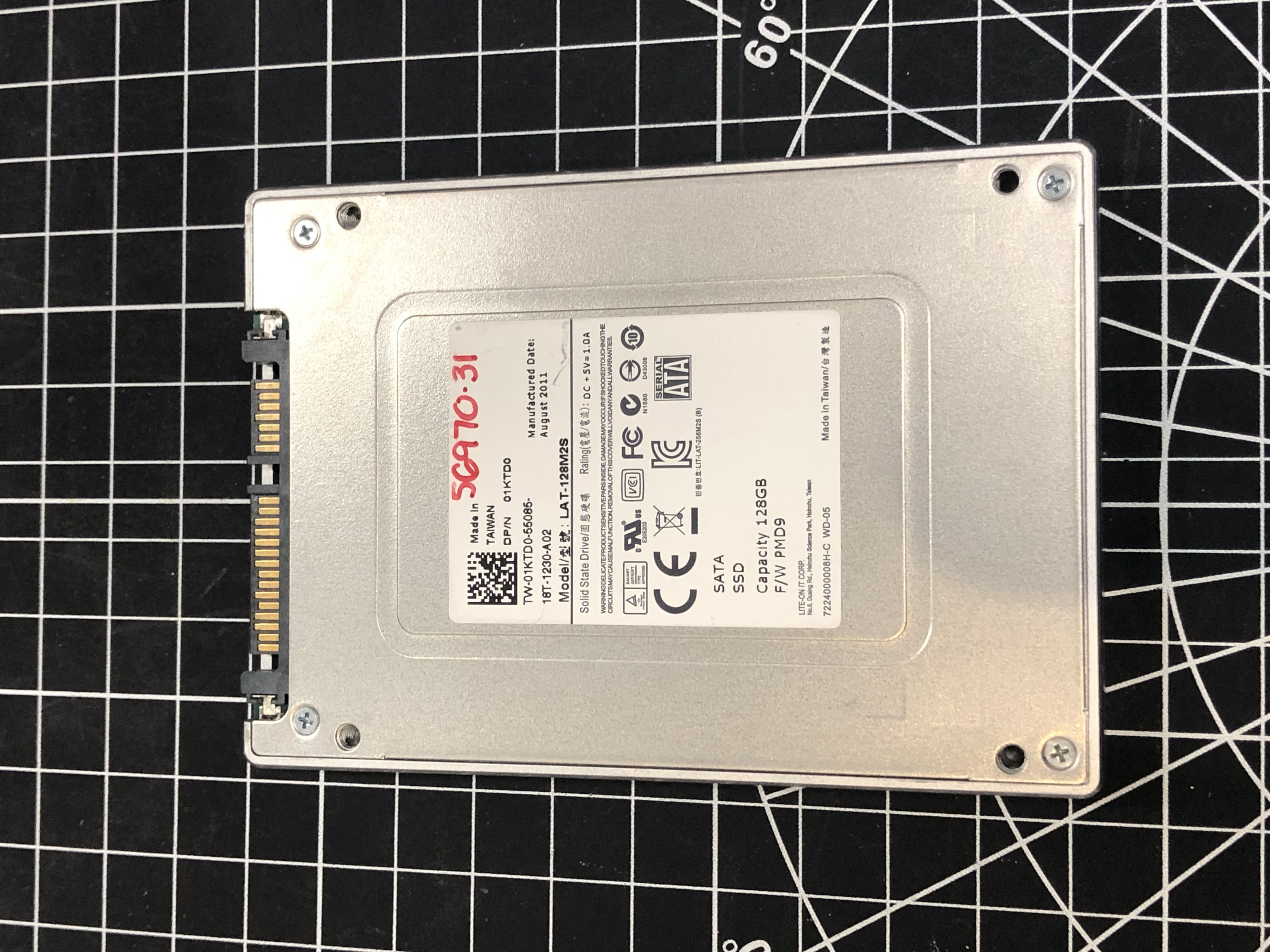 Lite-On LAT-128M2S 128GB SATA SSD Pre-Owned — image 3