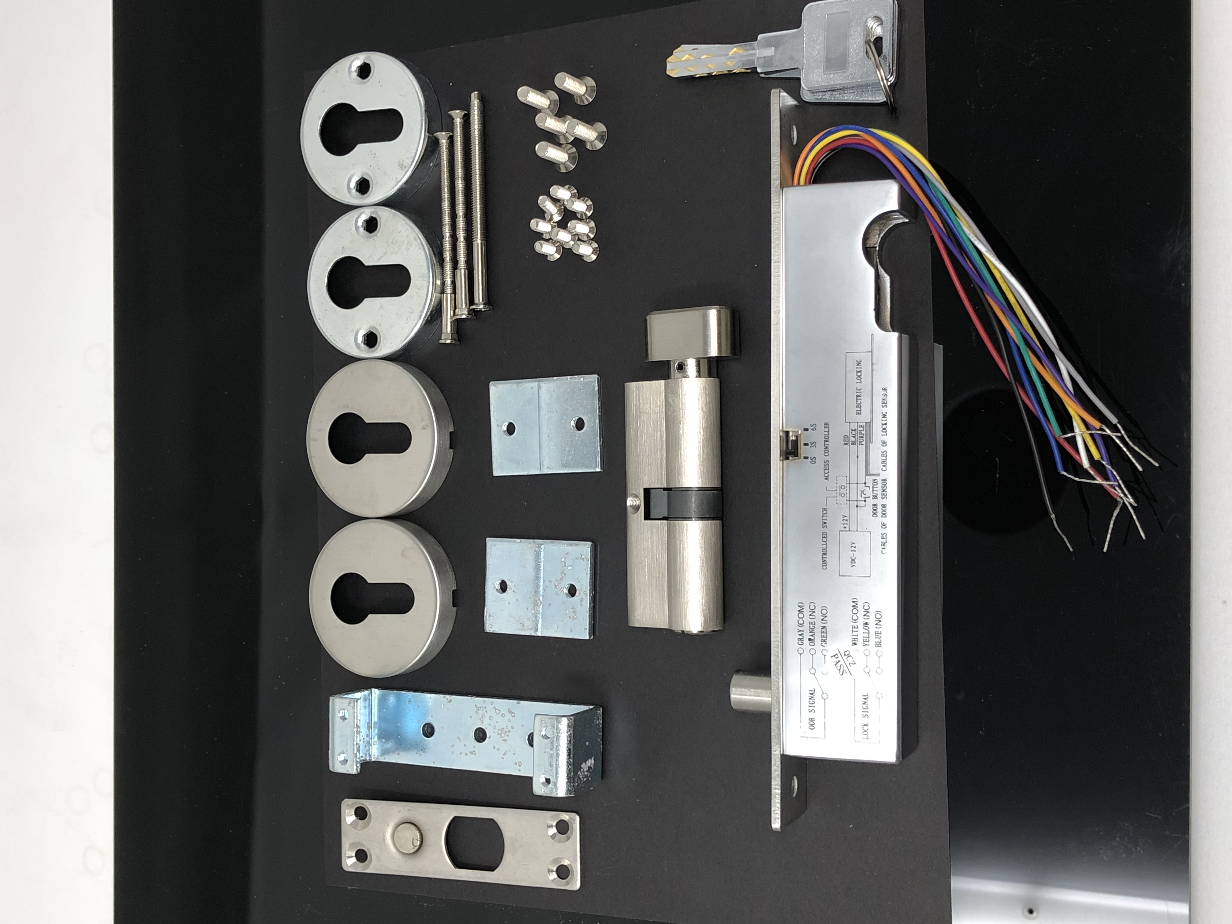 VI-809ST Electric Bolt Lock with Cylinder - New, Secure Access Control — image 1