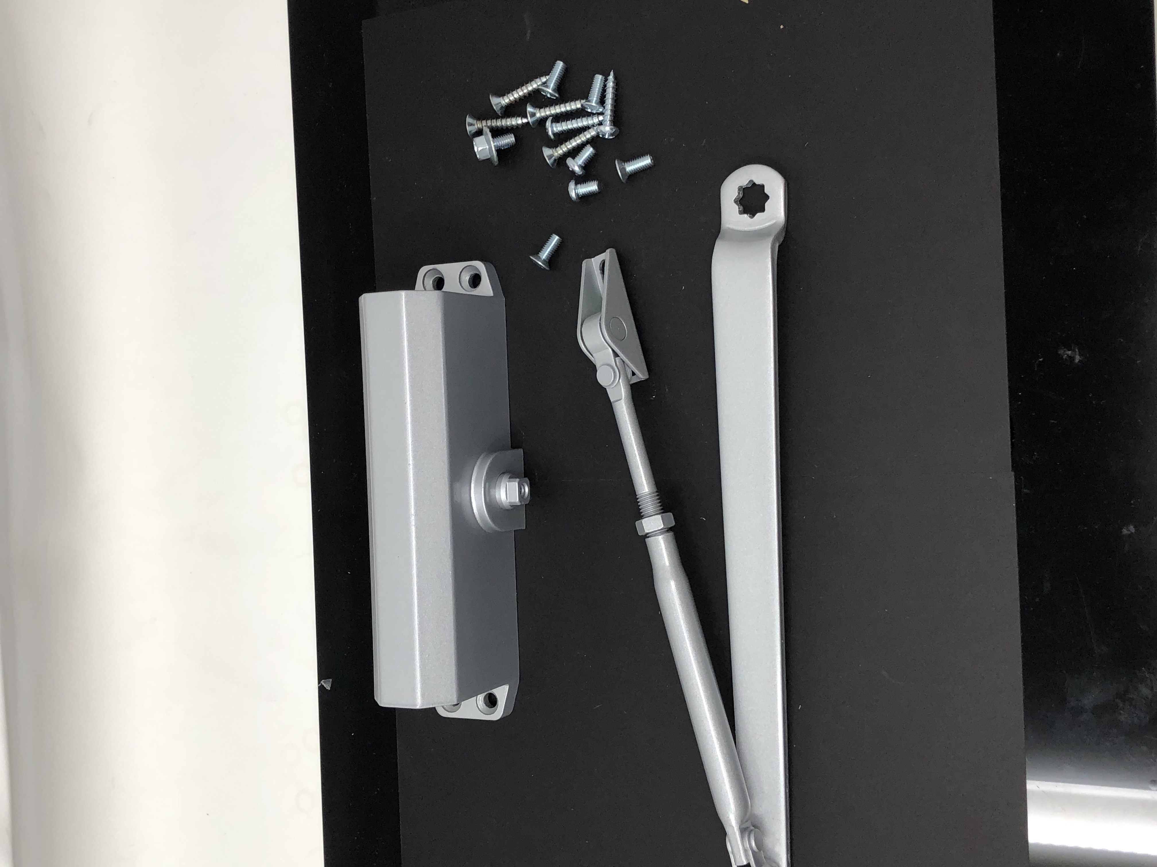 VI-S203 Door Closer with Mounting Hardware - New in Box — image 4