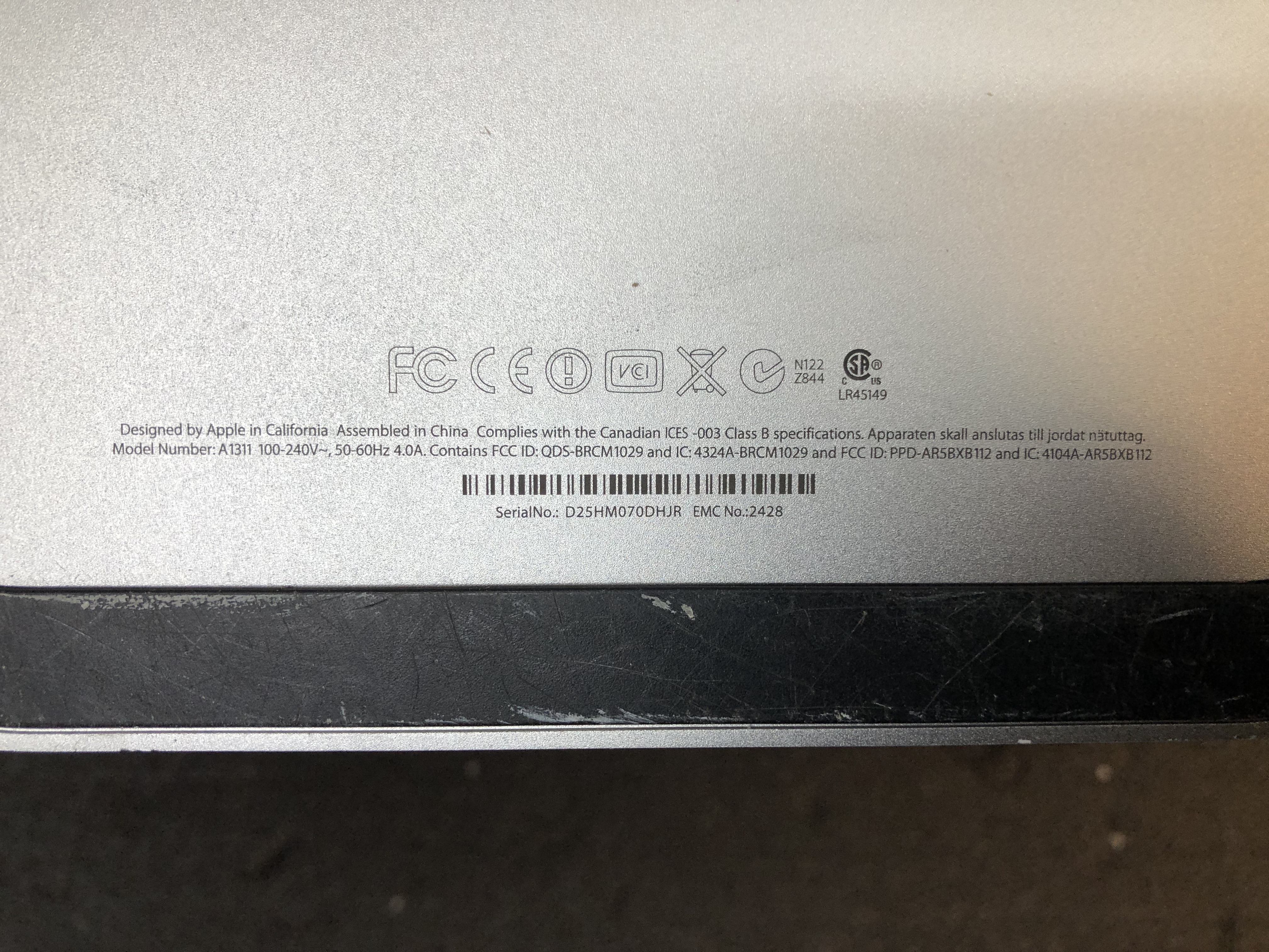 Apple iMac A1311 21.5" EMC 2428 All-In-One Desktop Pre-Owned - Thumbnail 5