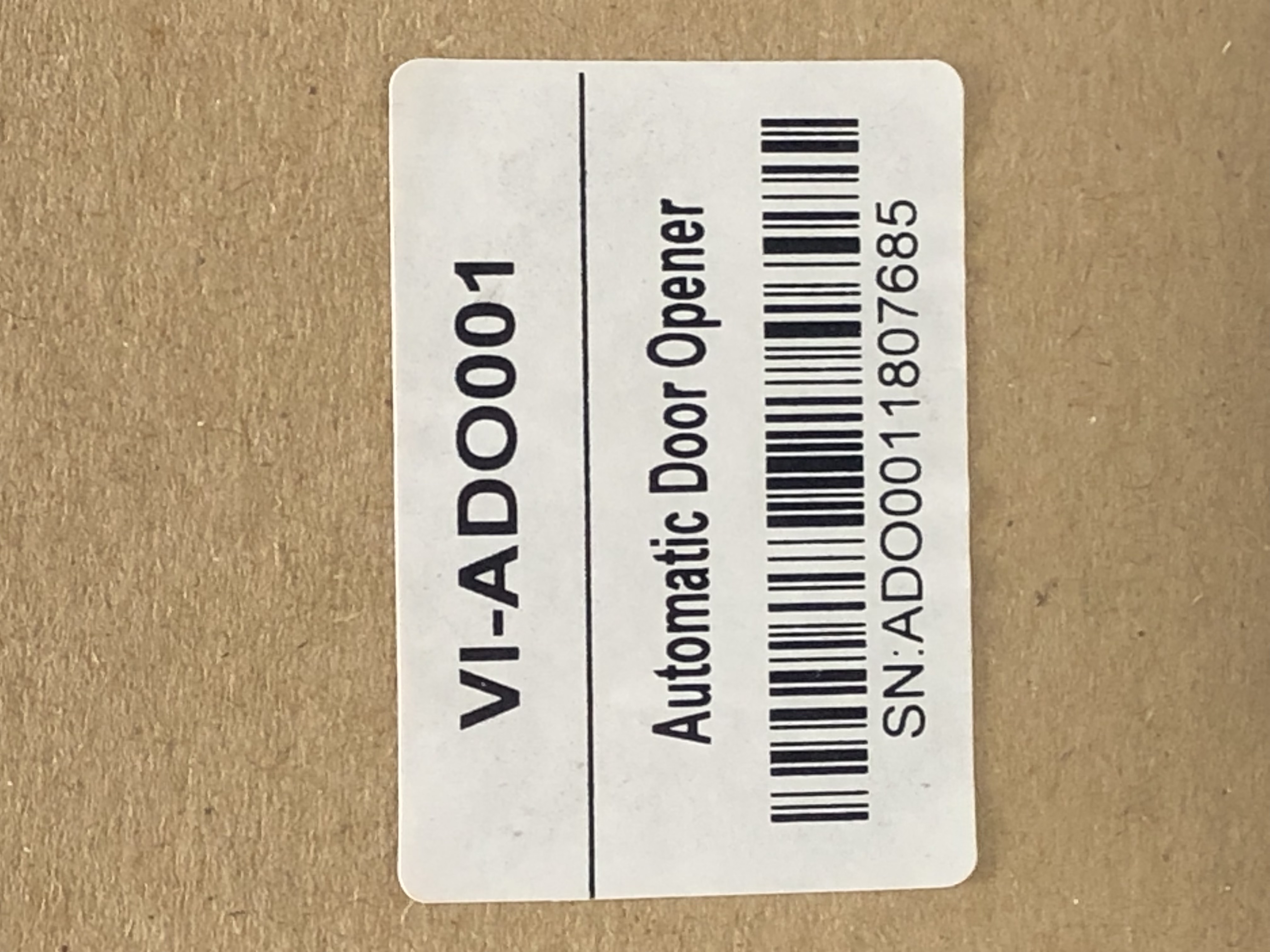 WinkoKeeper Automatic Door Opener VI-ADO001 - New, Complete Kit