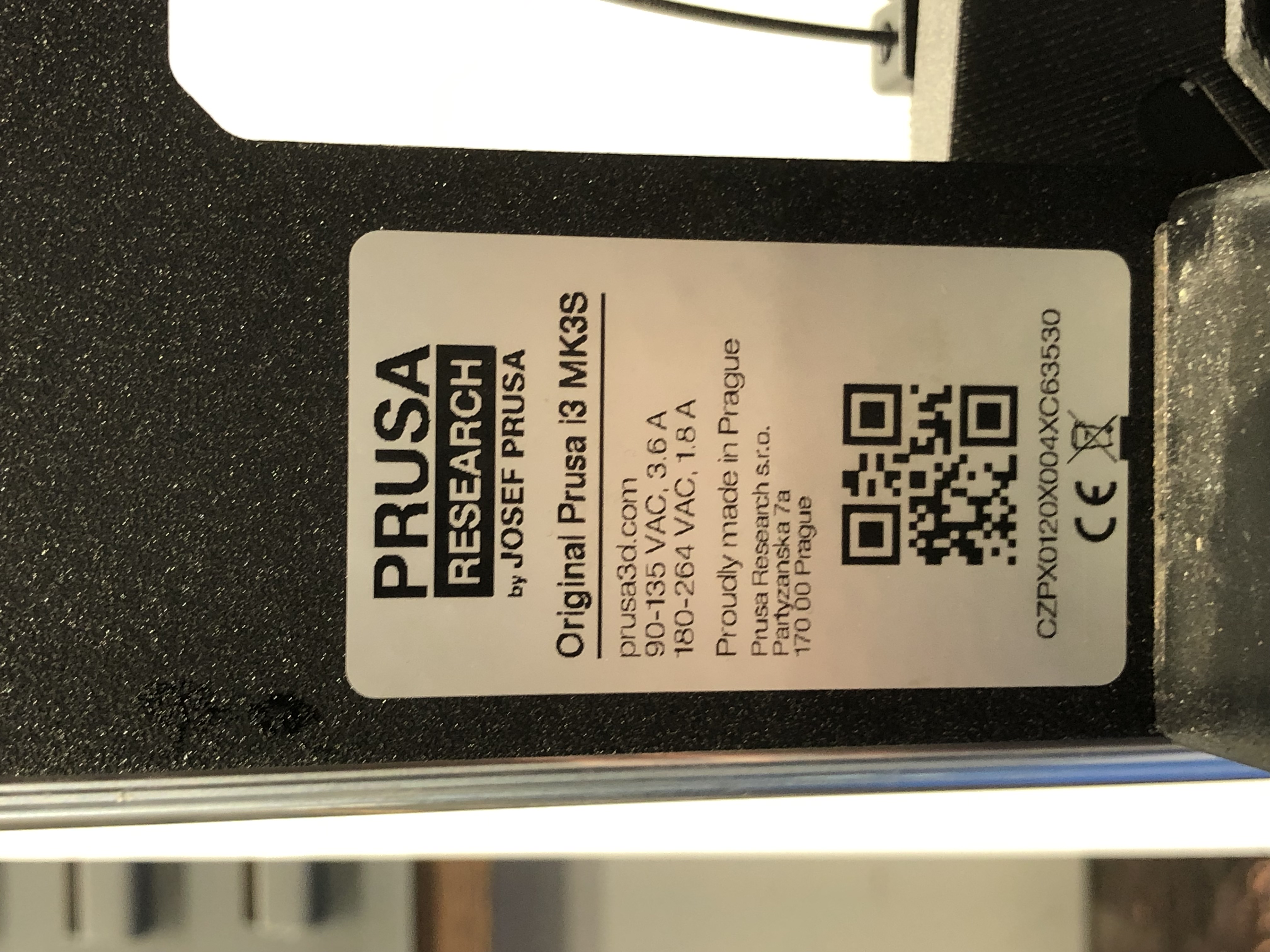 Prusa i3 MK3S 3D Printer Pre-Owned - Thumbnail 5