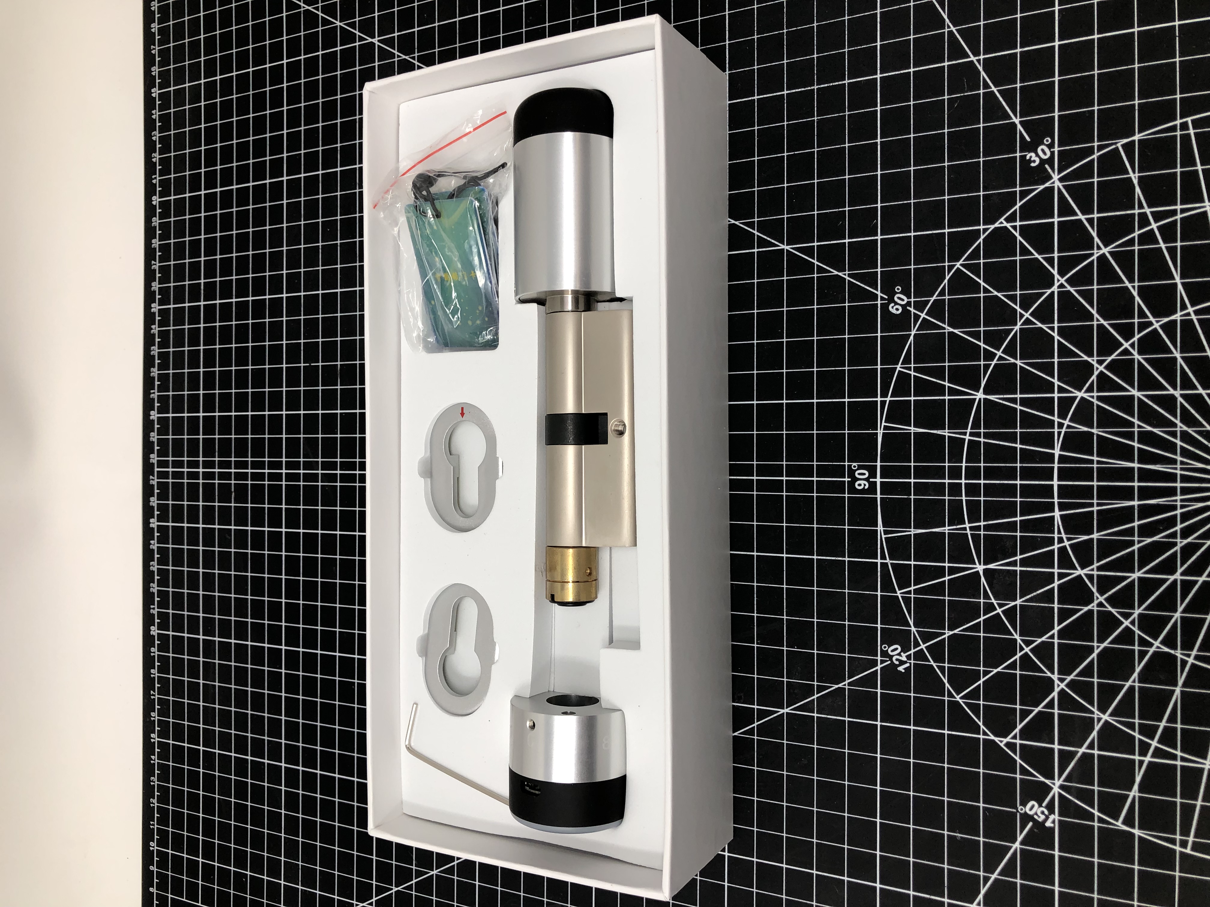 Smart Bluetooth Door Lock Cylinder - New, AES Encryption Keyless Entry — image 1