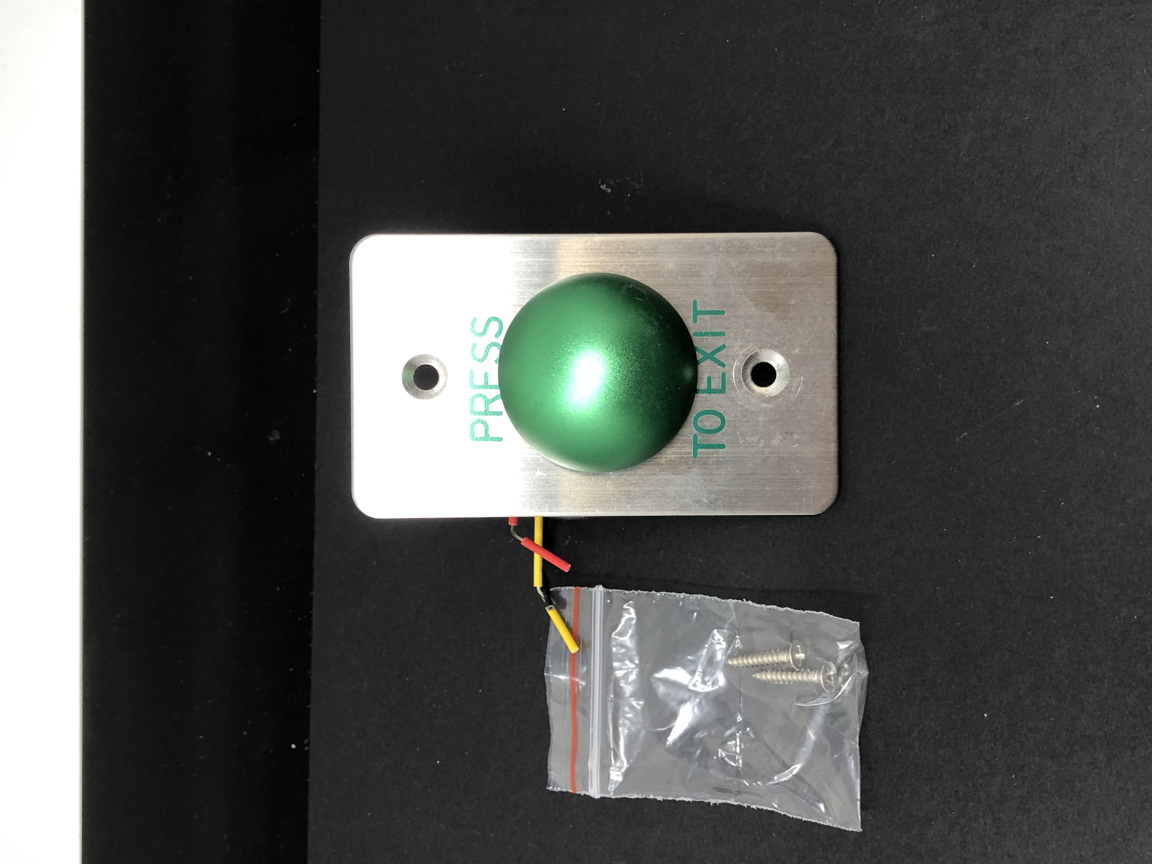 VI-914 Aluminum Exit Button - New, Durable Door Access Control — image 1