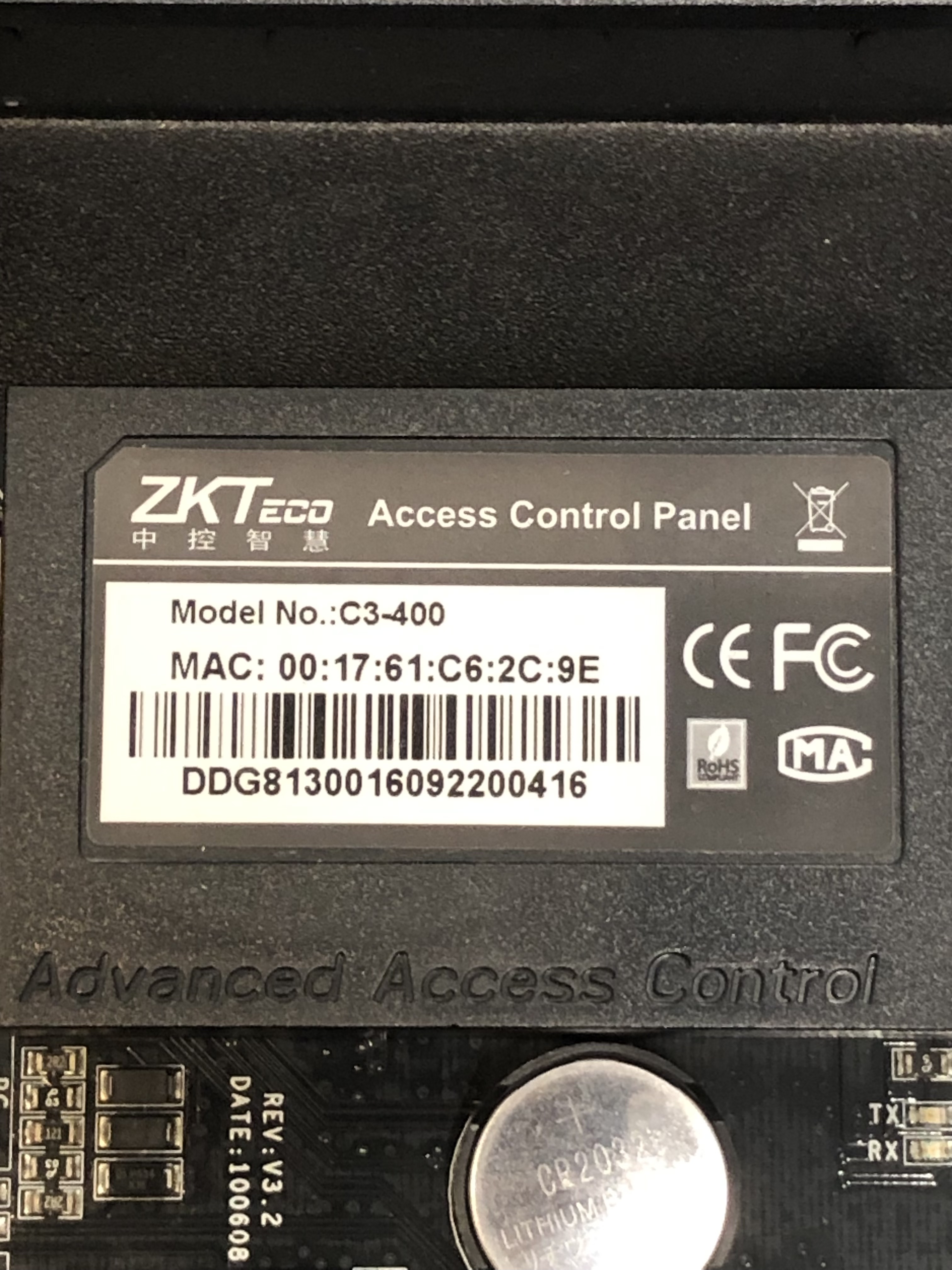 ZKTeco C3-400 Access Control Panel - New, Secure Entry System - Thumbnail 4